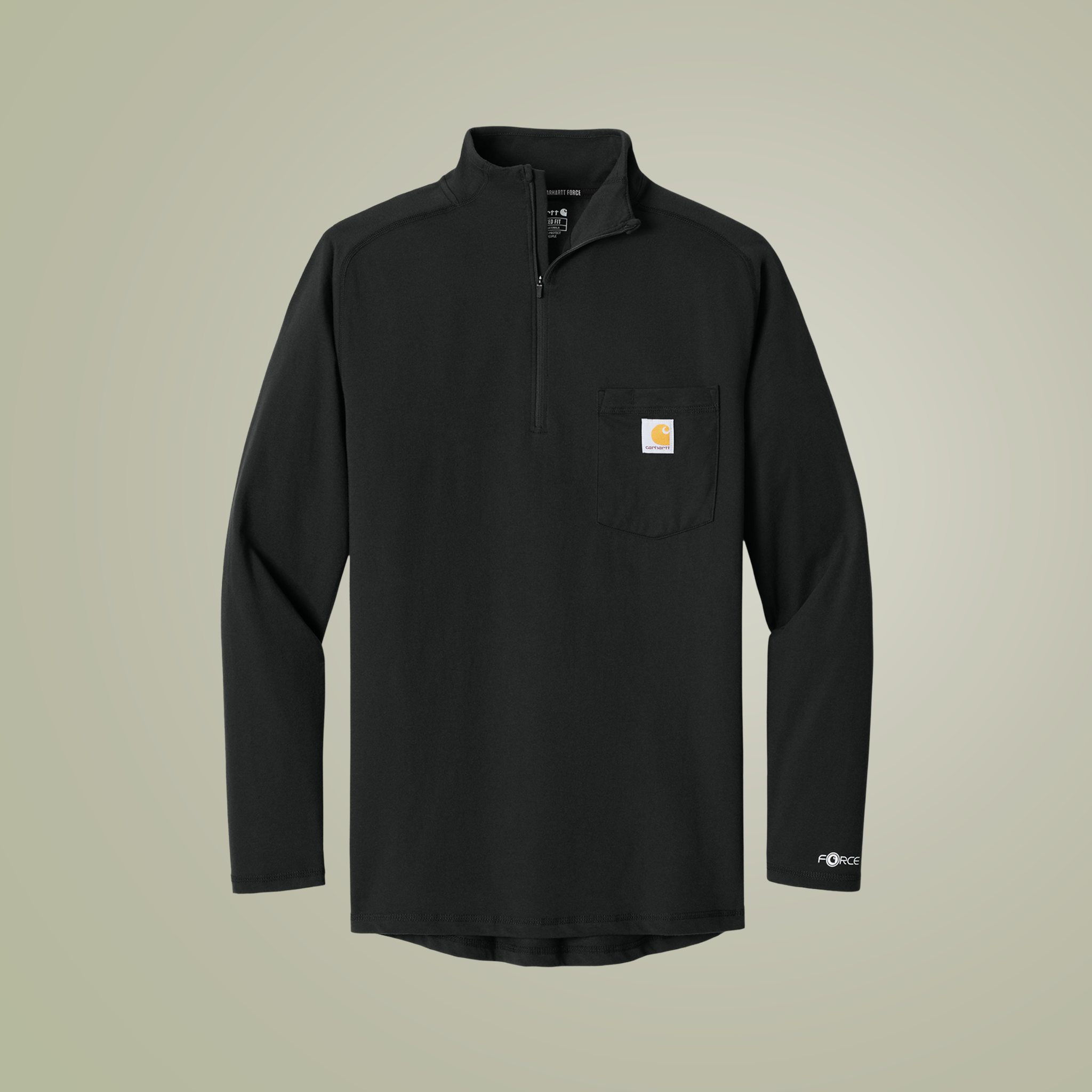 Carhartt Force One-Quarter Zip Long Sleeve T-Shirt