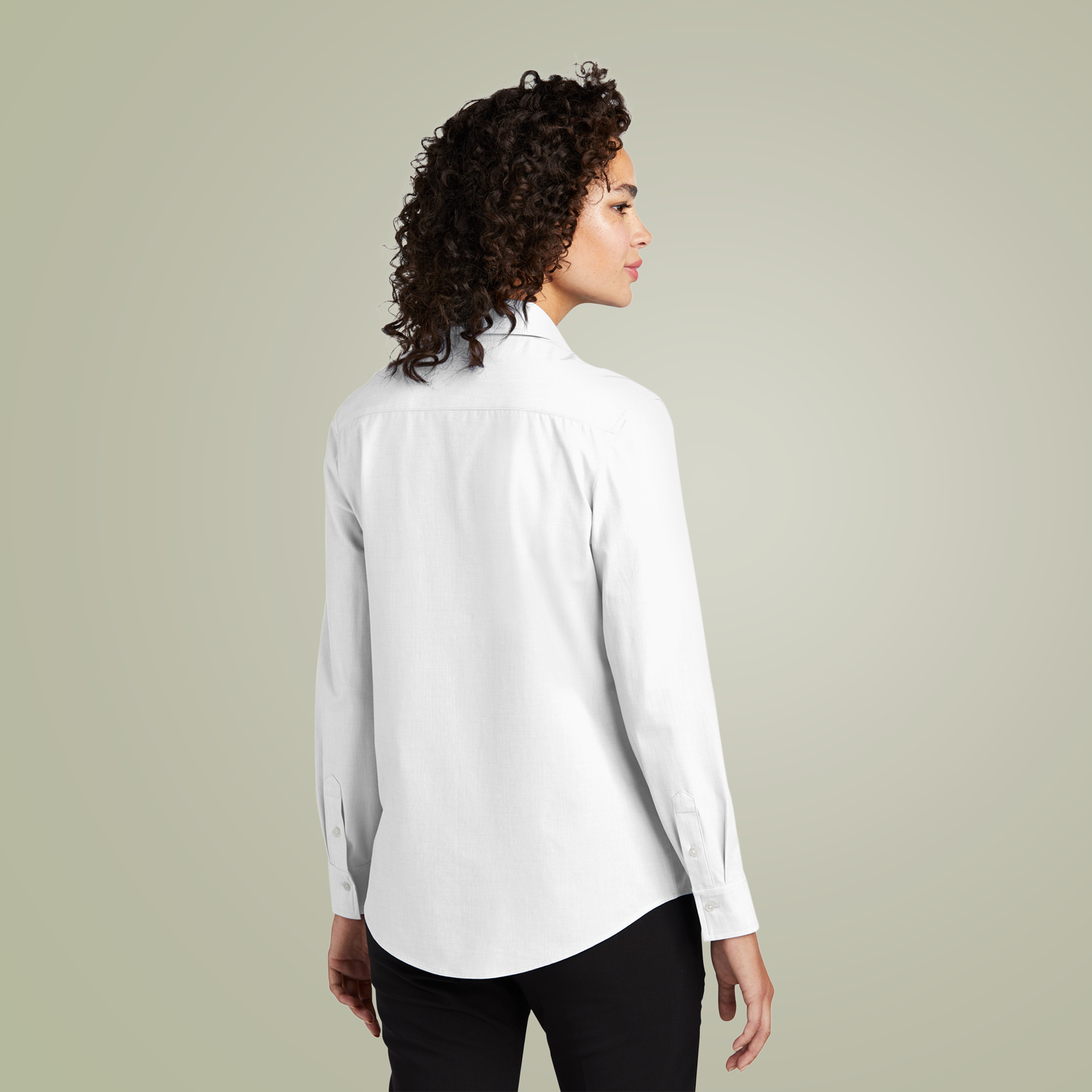Mercer+Mettle Women's Long Sleeve Stretch Woven Shirt 