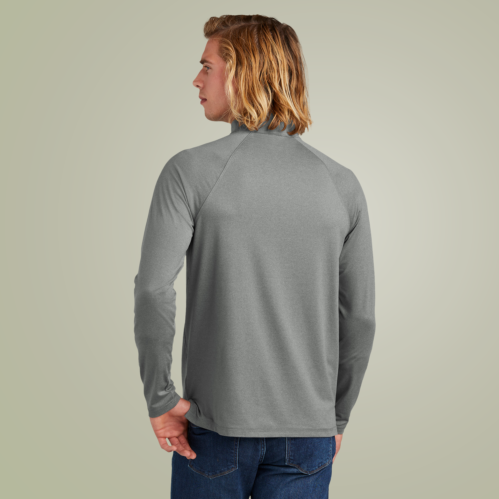 New Era Power Halfway-Zip Sweater