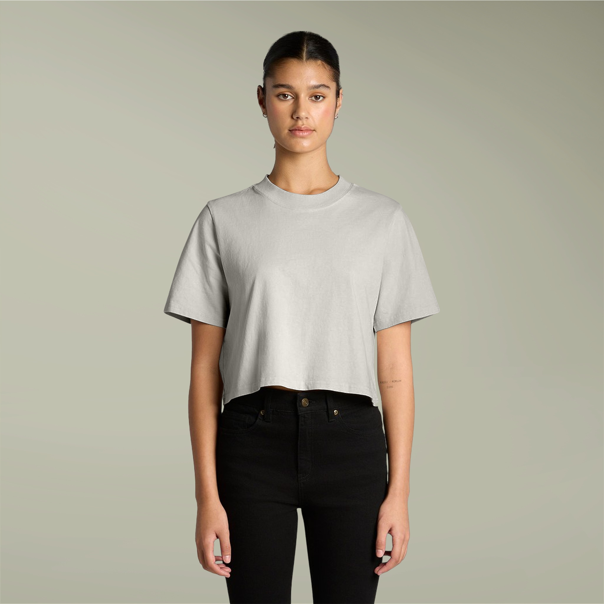 AS Colour Women's Heavy Faded Crop Tee