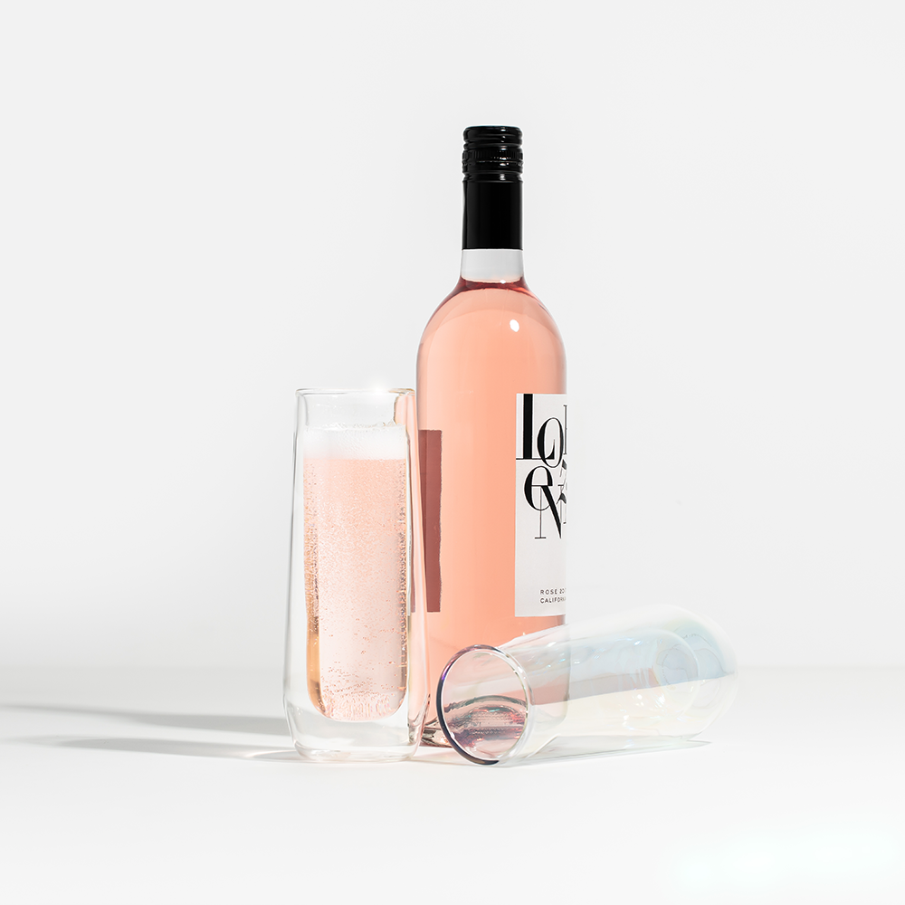 Corkcicle Stemless Flute Glass Set (2)