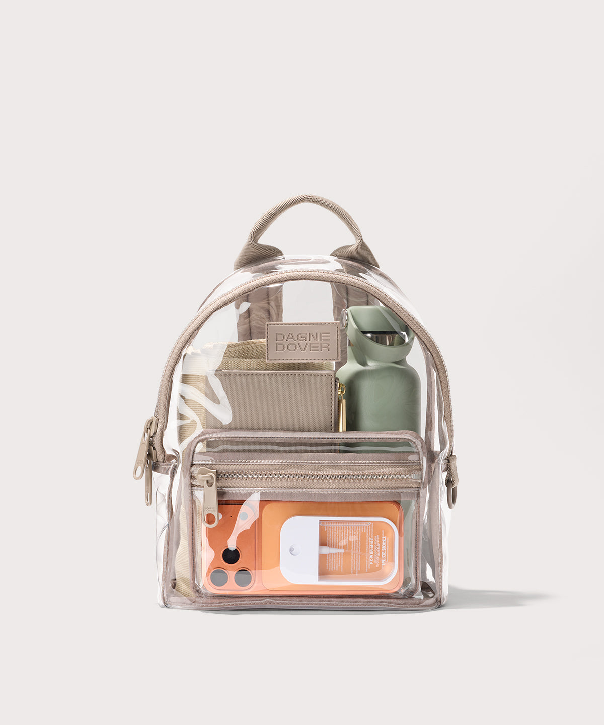 Dagne Dover Dakota Stadium Backpack in Clear, Small