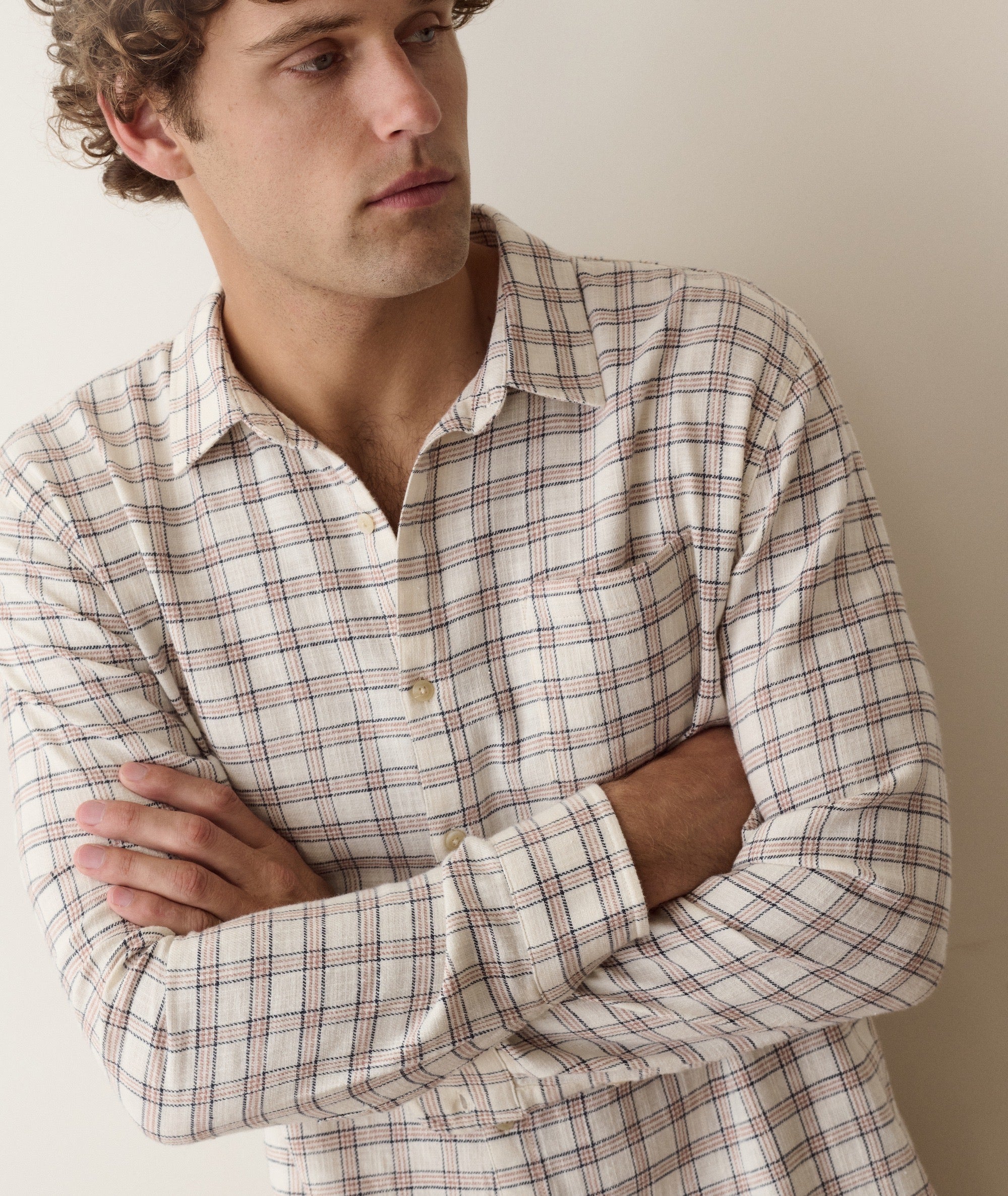 Marine Layer Stretch Selvage Long Sleeve Shirt