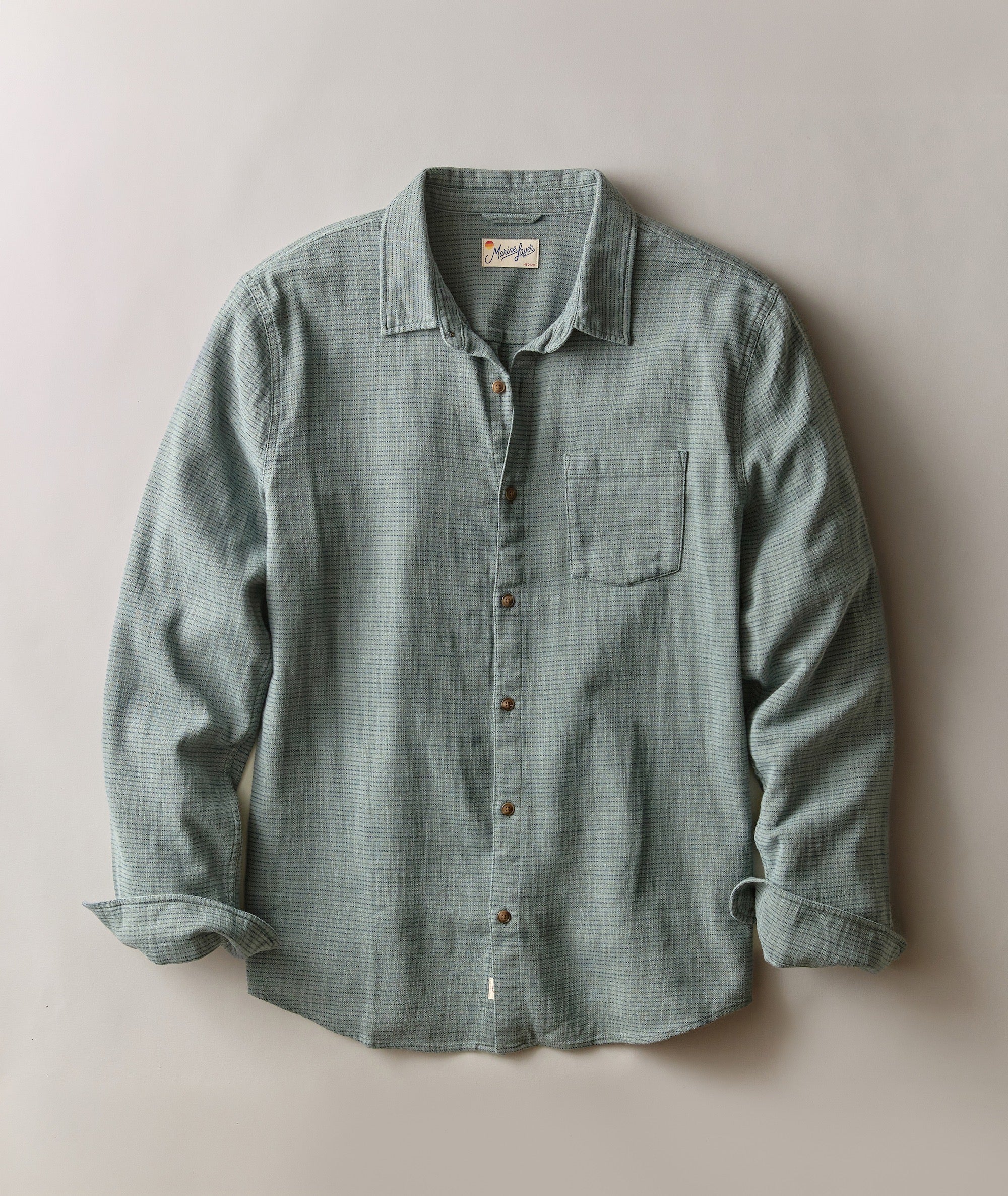 Marine Layer Stretch Selvage Long Sleeve Shirt