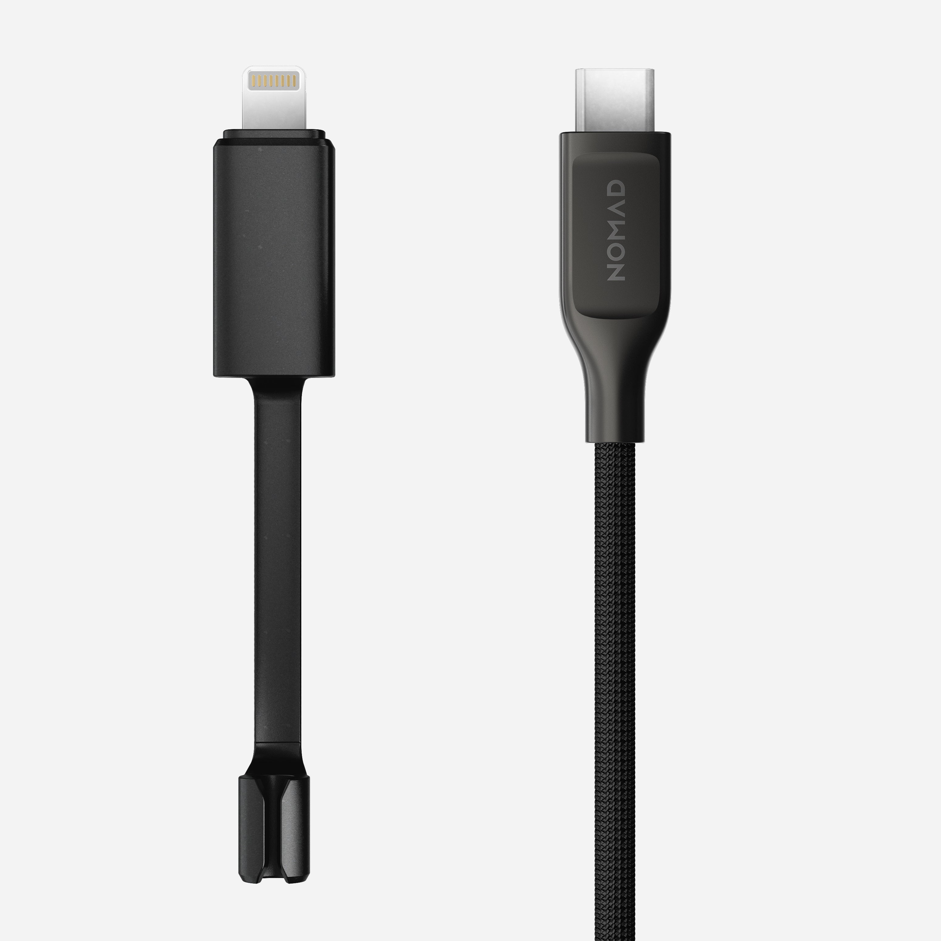 Nomad Goods Lightning Adapter for USB-C Cables | Black
