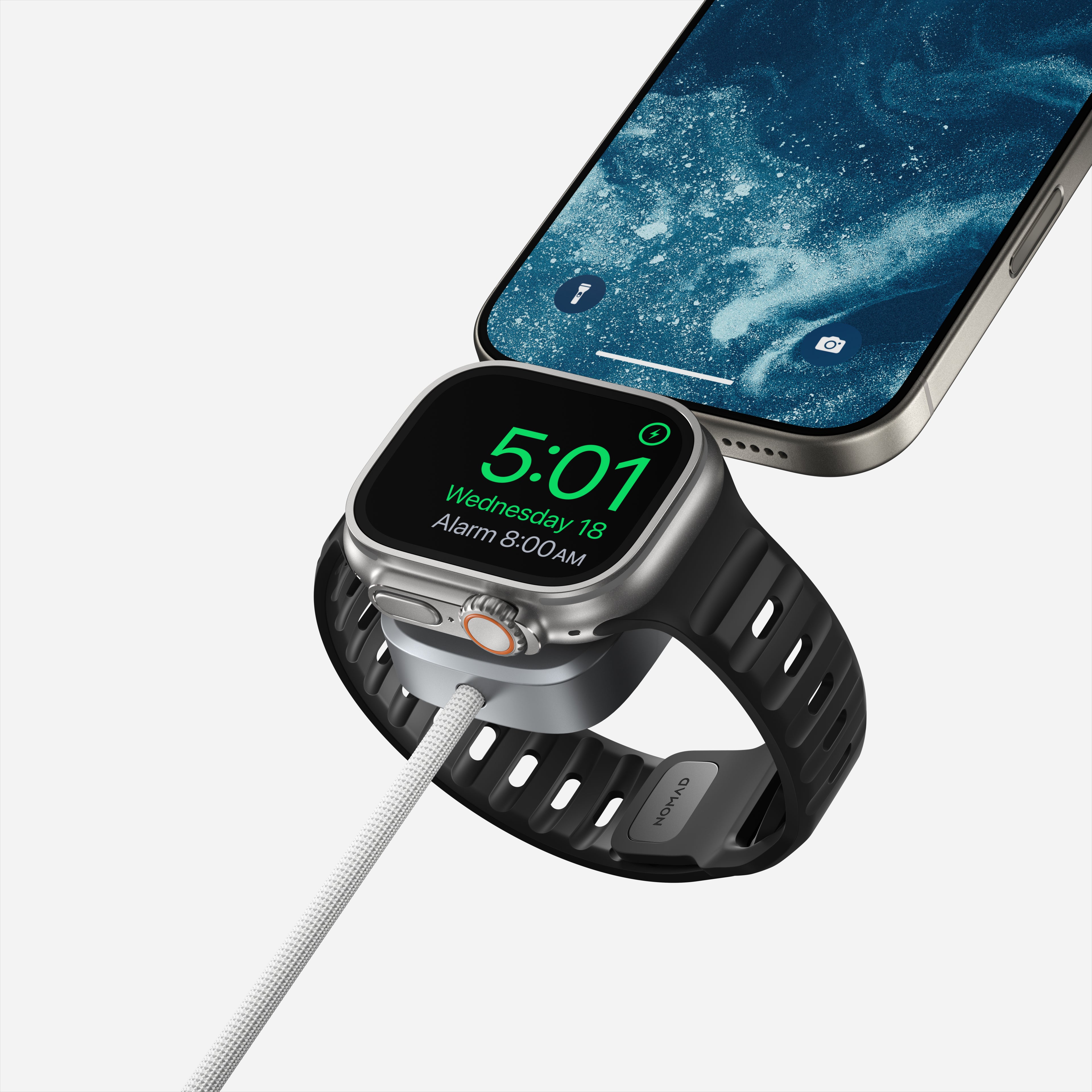 Nomad Goods Universal Cable for Apple Watch | 1.5m | White