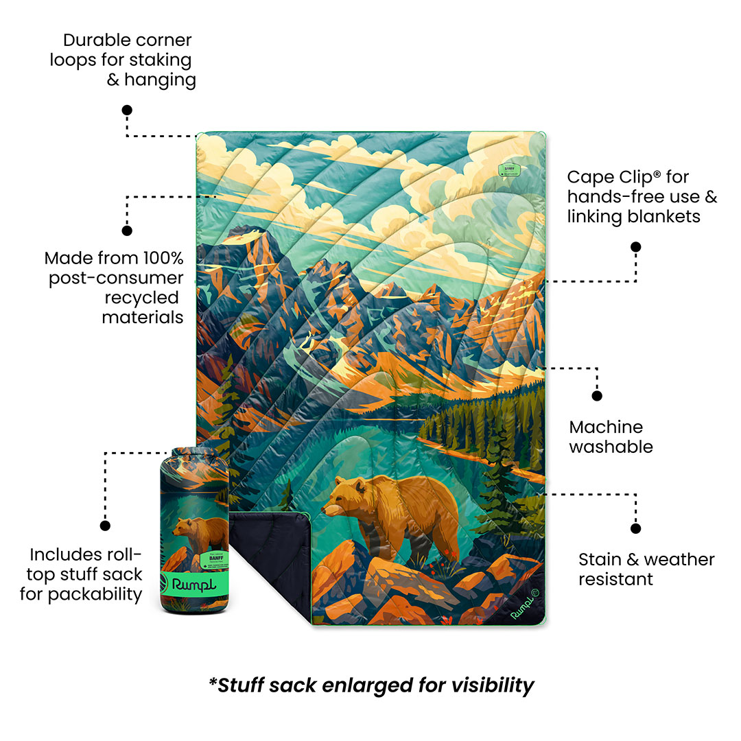 Rumpl Original Puffy Blanket - Banff