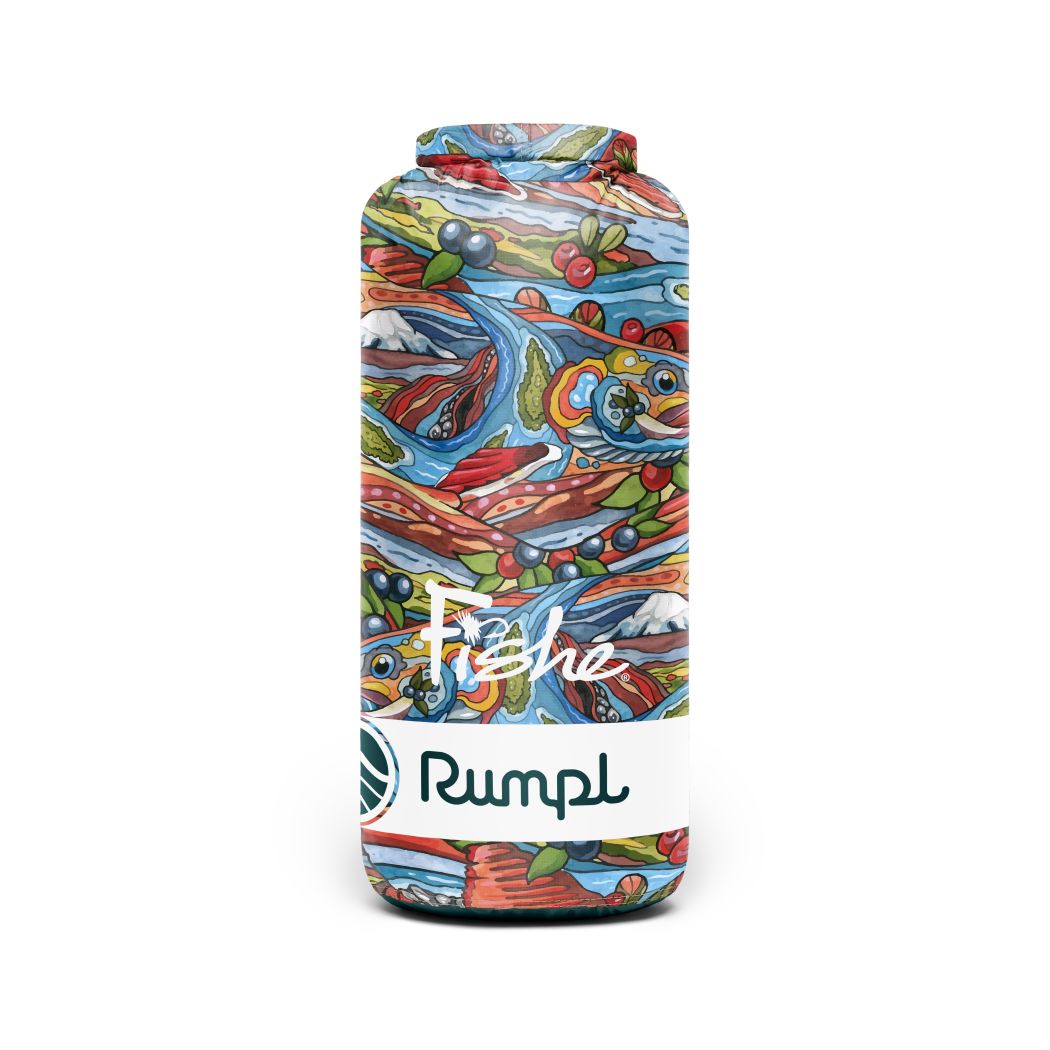 Rumpl Original Puffy Blanket - Fishe - Arctic Char