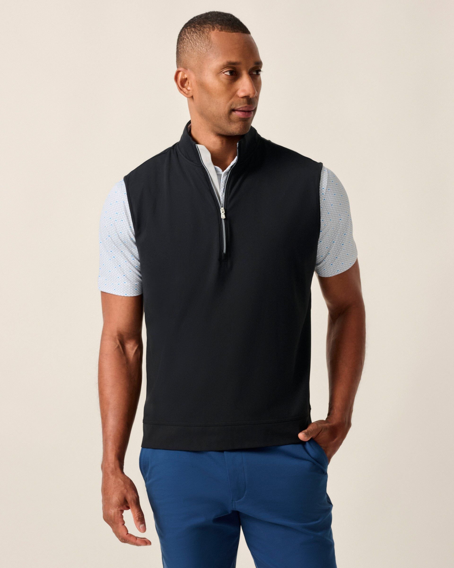 Johnnie-O The Motion 1/4 Zip Performance Vest