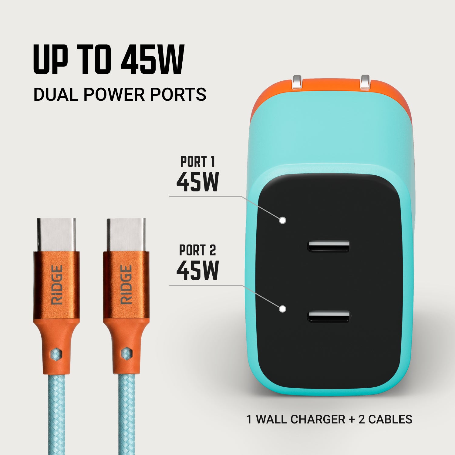 Ridge Wall Charger Set