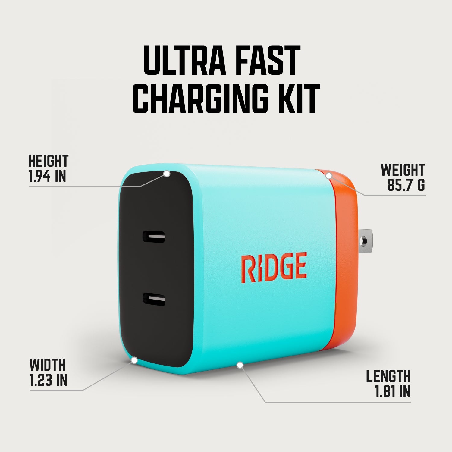 Ridge Wall Charger Set