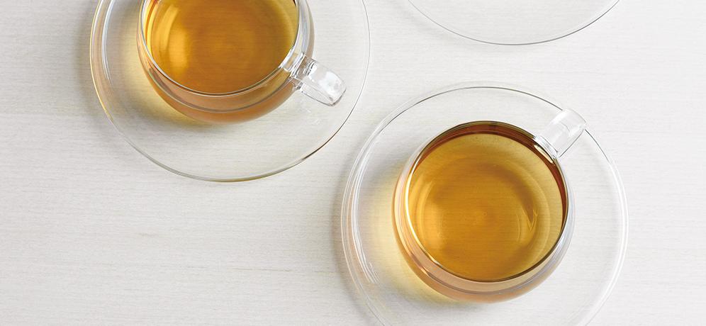 KINTO UNITEA cup & saucer 230ml glass