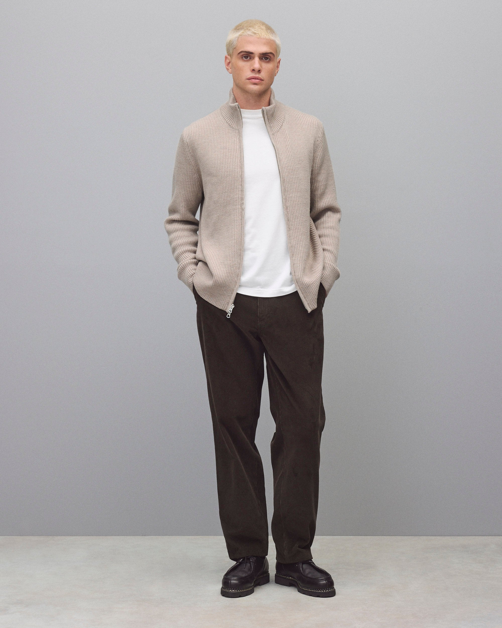 Reigning Champ Merino Rib Vinnie Track Jacket