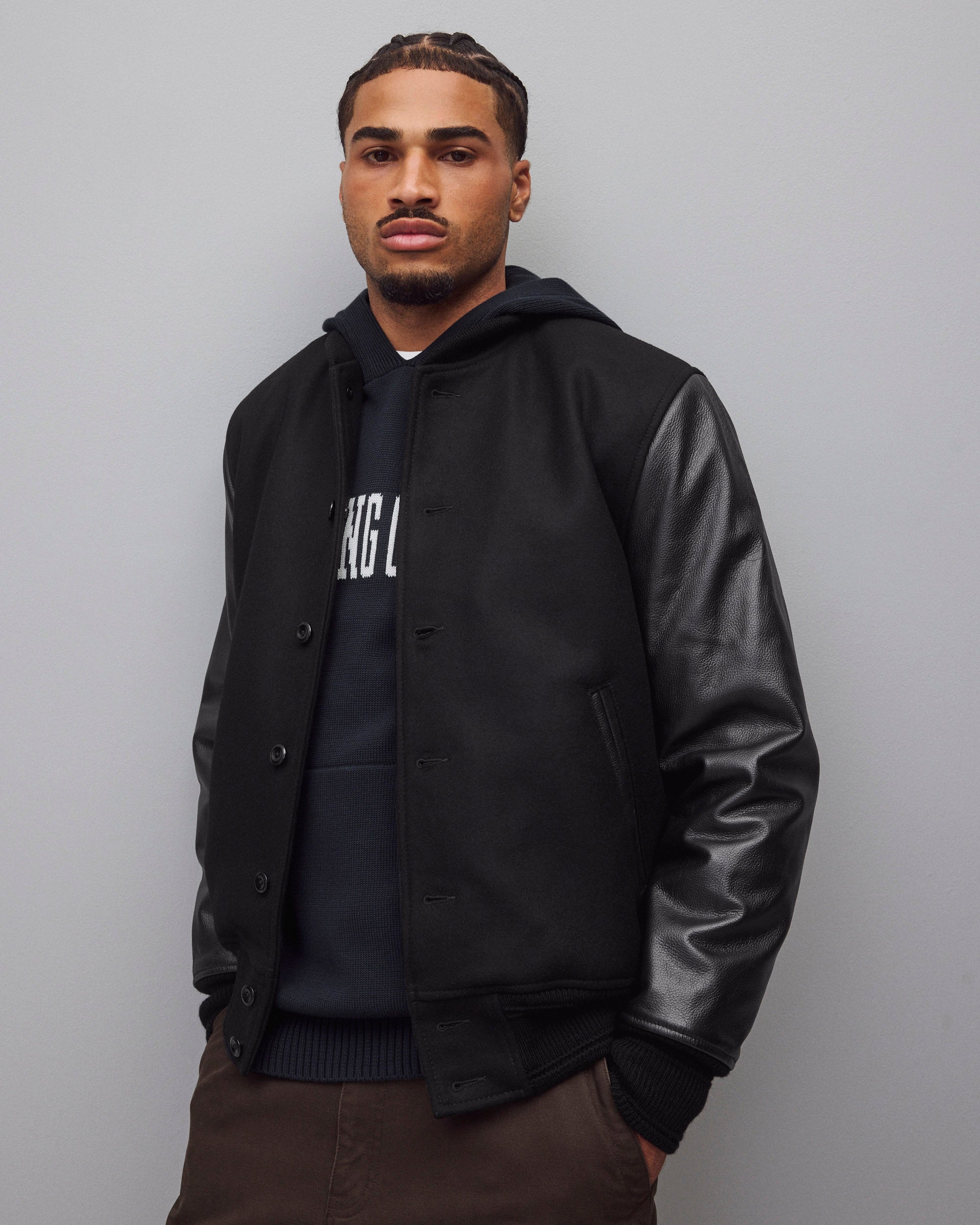 Reigning Champ Wool Cashmere Award Jacket