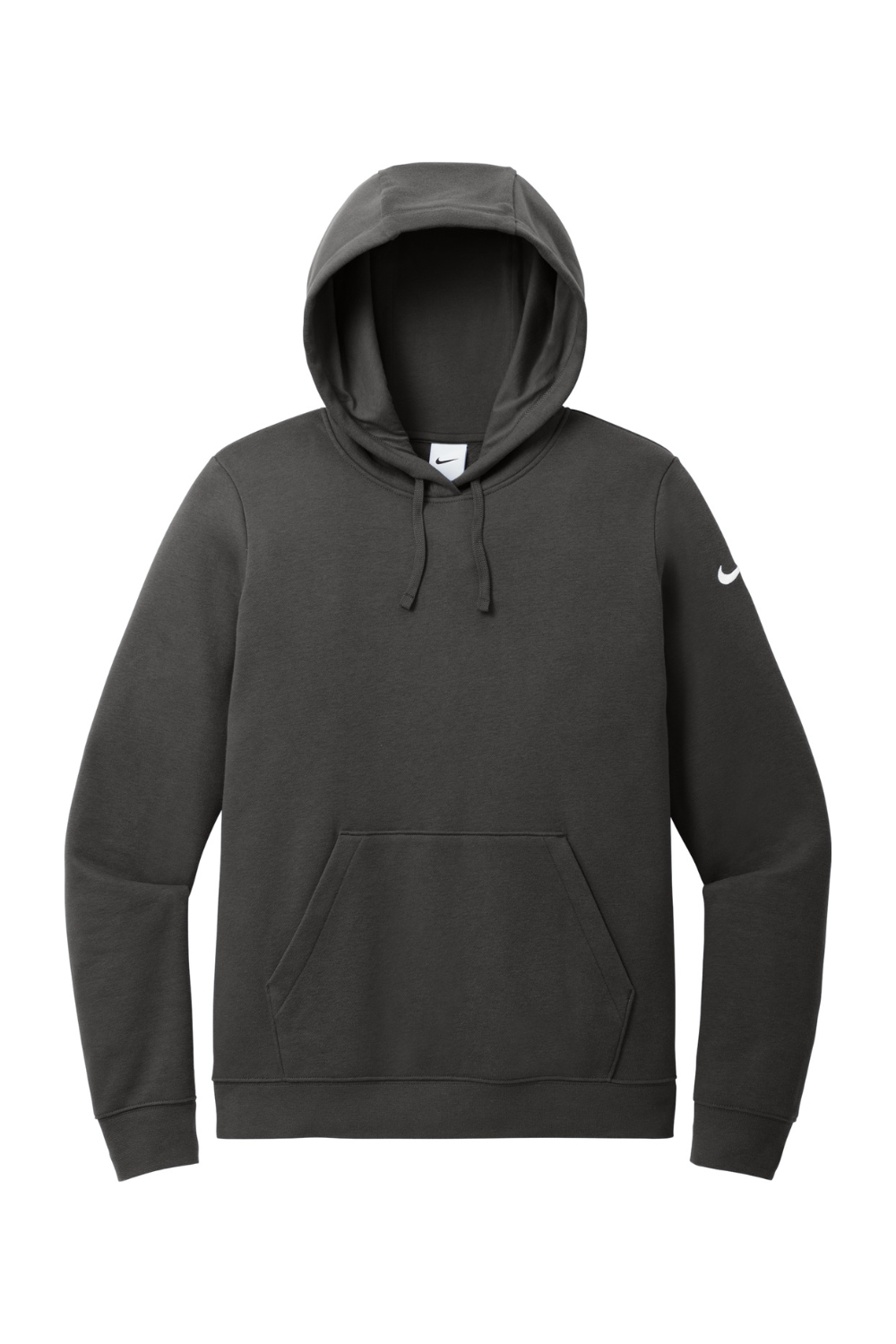 Nike Ladies Club Fleece Sleeve Swoosh Pullover Hoodie