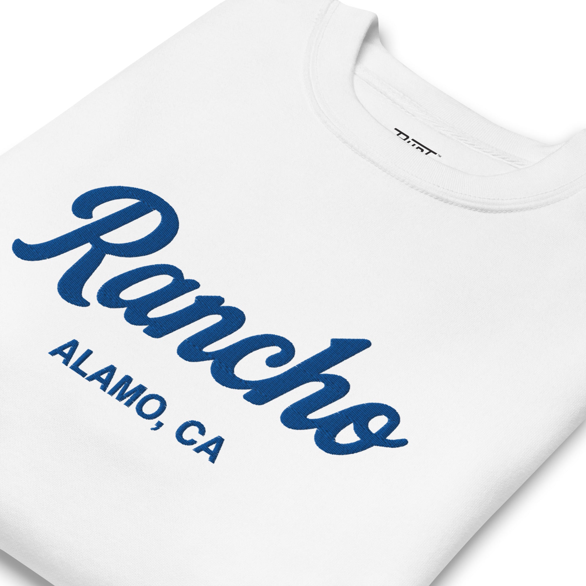 Adult Embroidered Script Crew 6