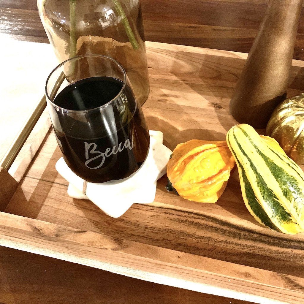 Branded Santa Fe Wine Glasses - Bulk 5