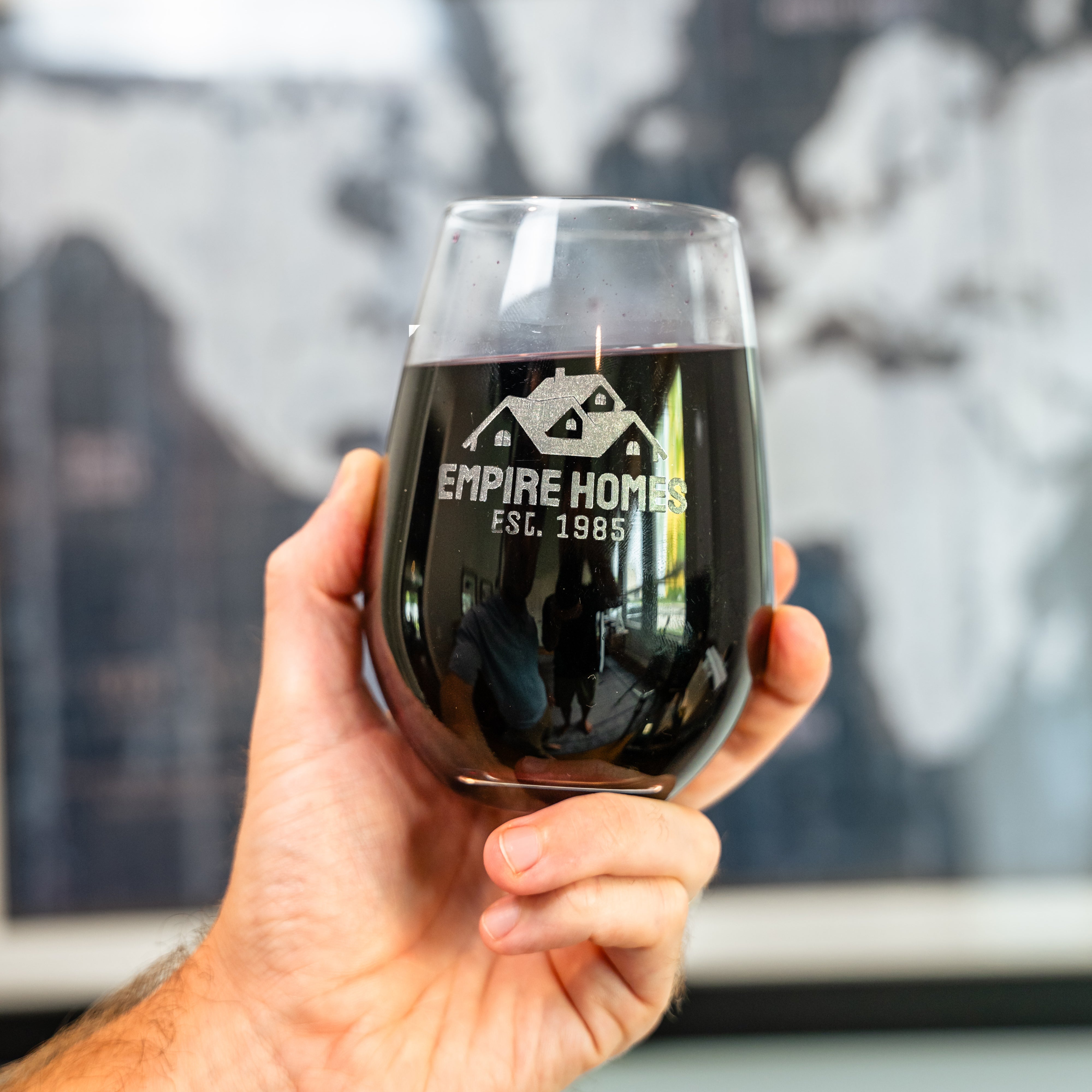 Branded Santa Fe Wine Glass - Box Set 6
