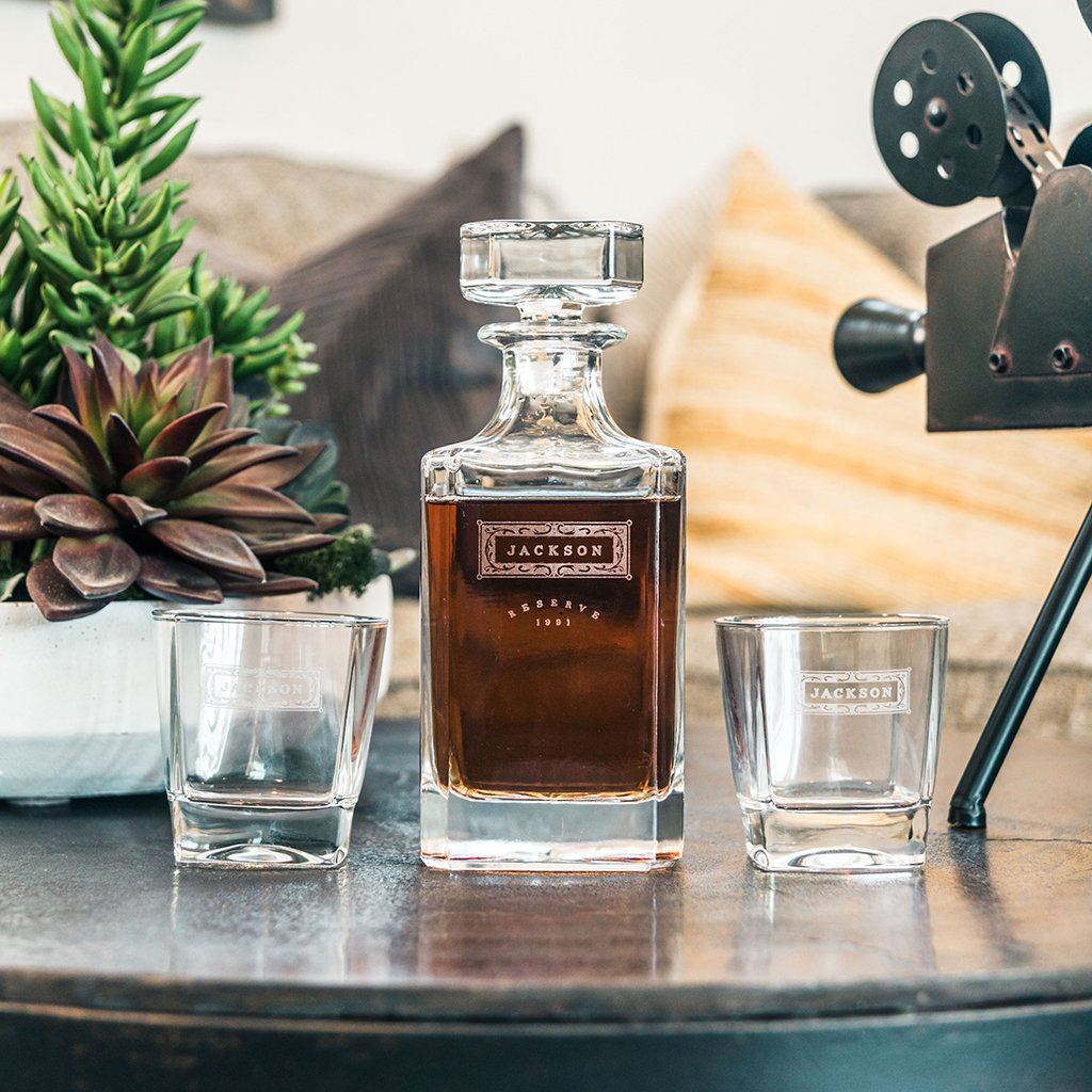 Heirloom Whiskey Decanter Set 3