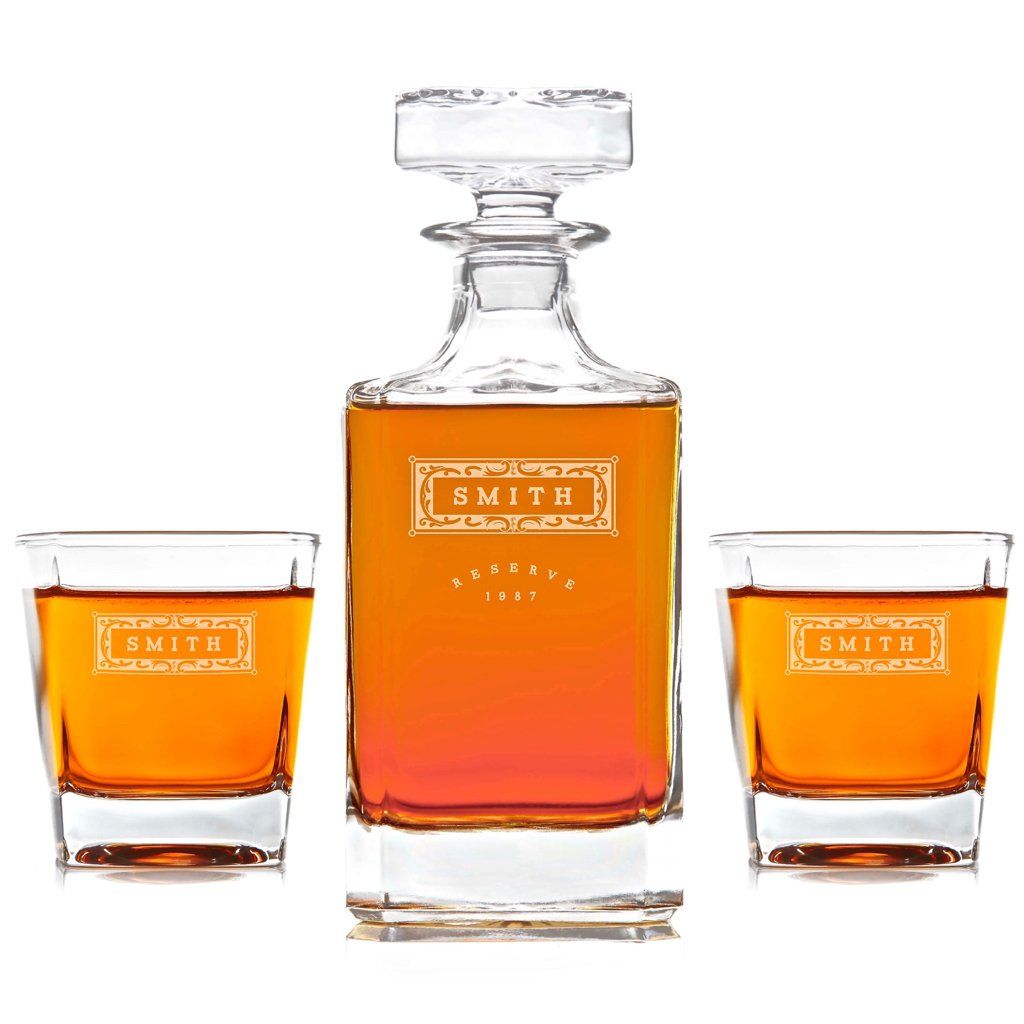 Classic Whiskey Decanter Set 3
