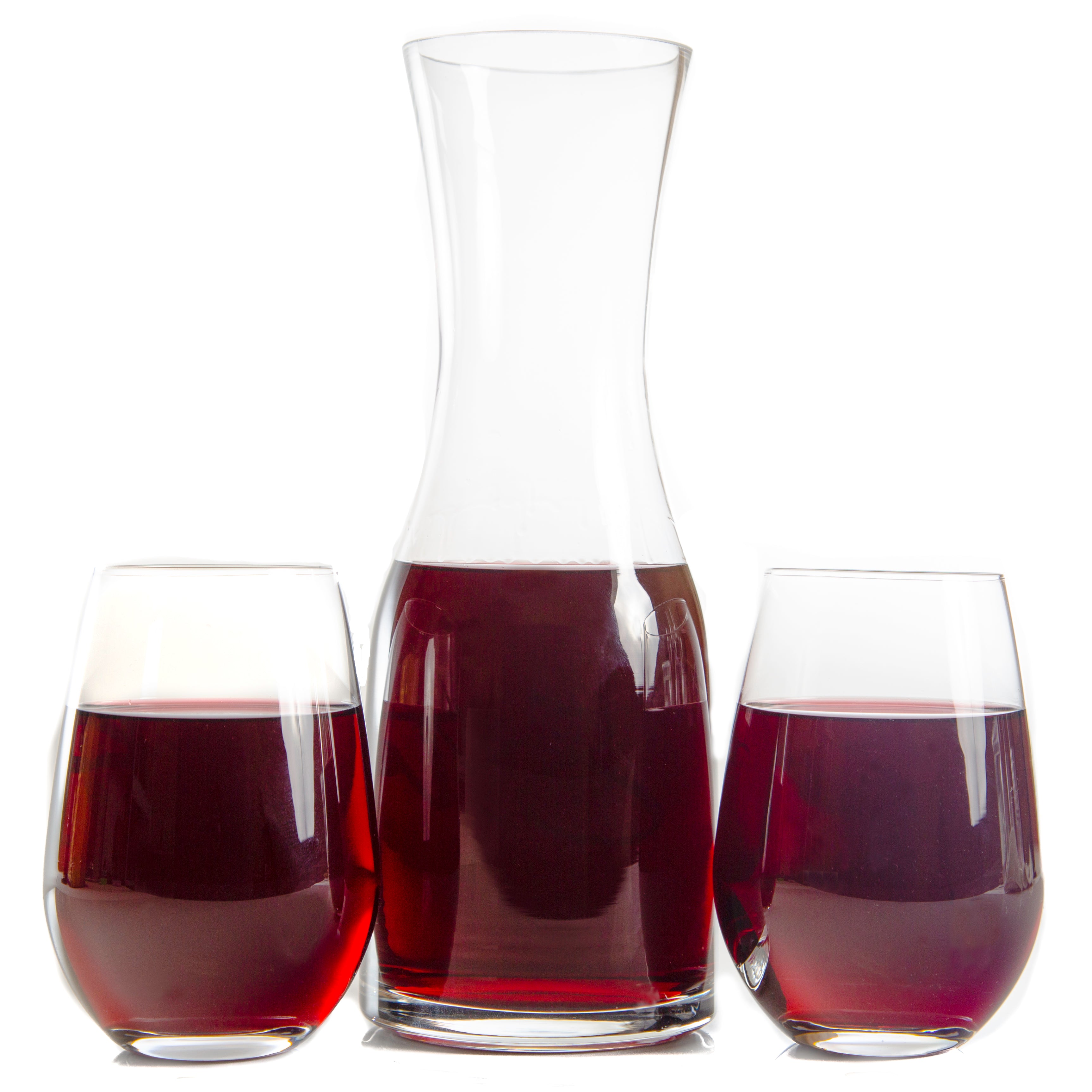 Branded Wine Decanter & 2 Santa Fe Wine Glasses 3