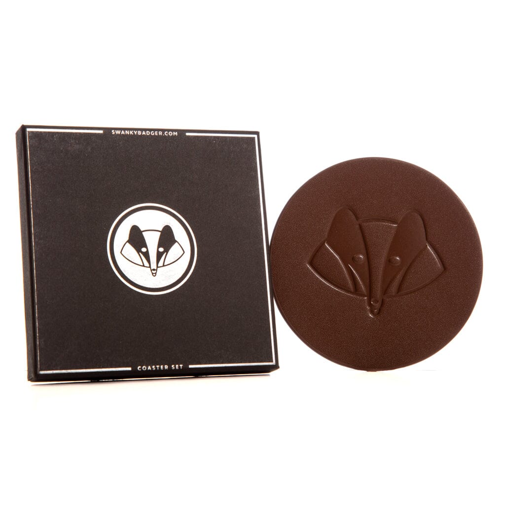 Leather Coasters - Set of 4 2