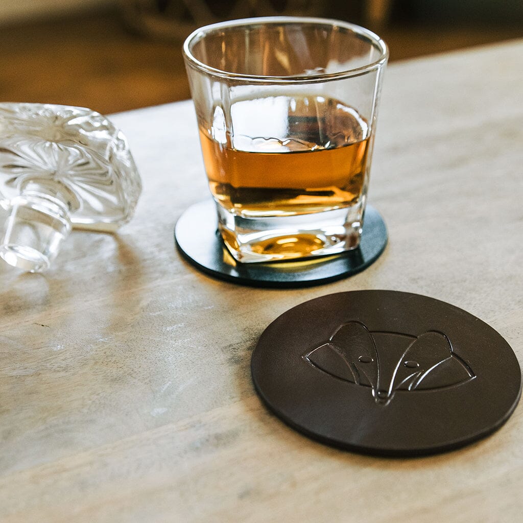 Leather Coasters - Set of 4 5