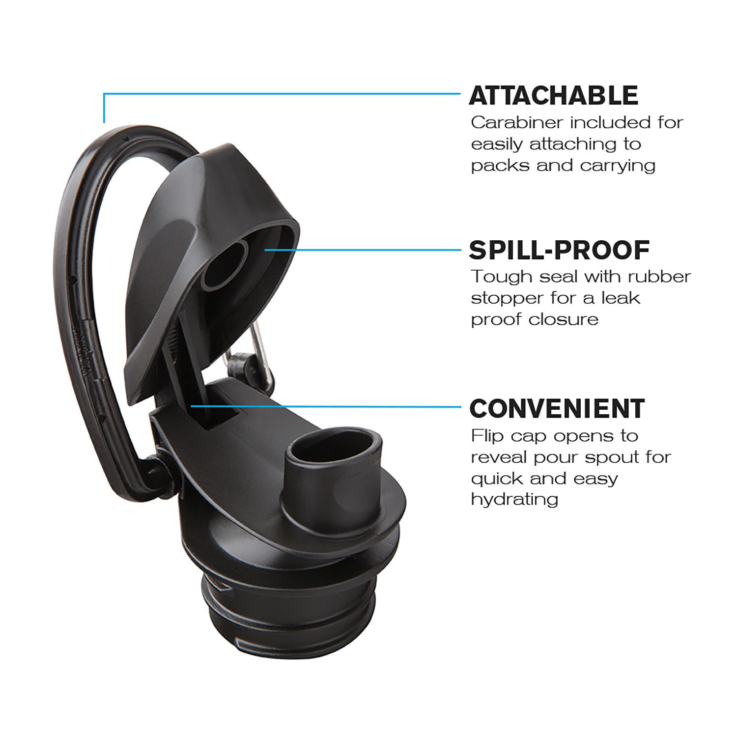 Vapur Element Folding Anti-Bottle 1L