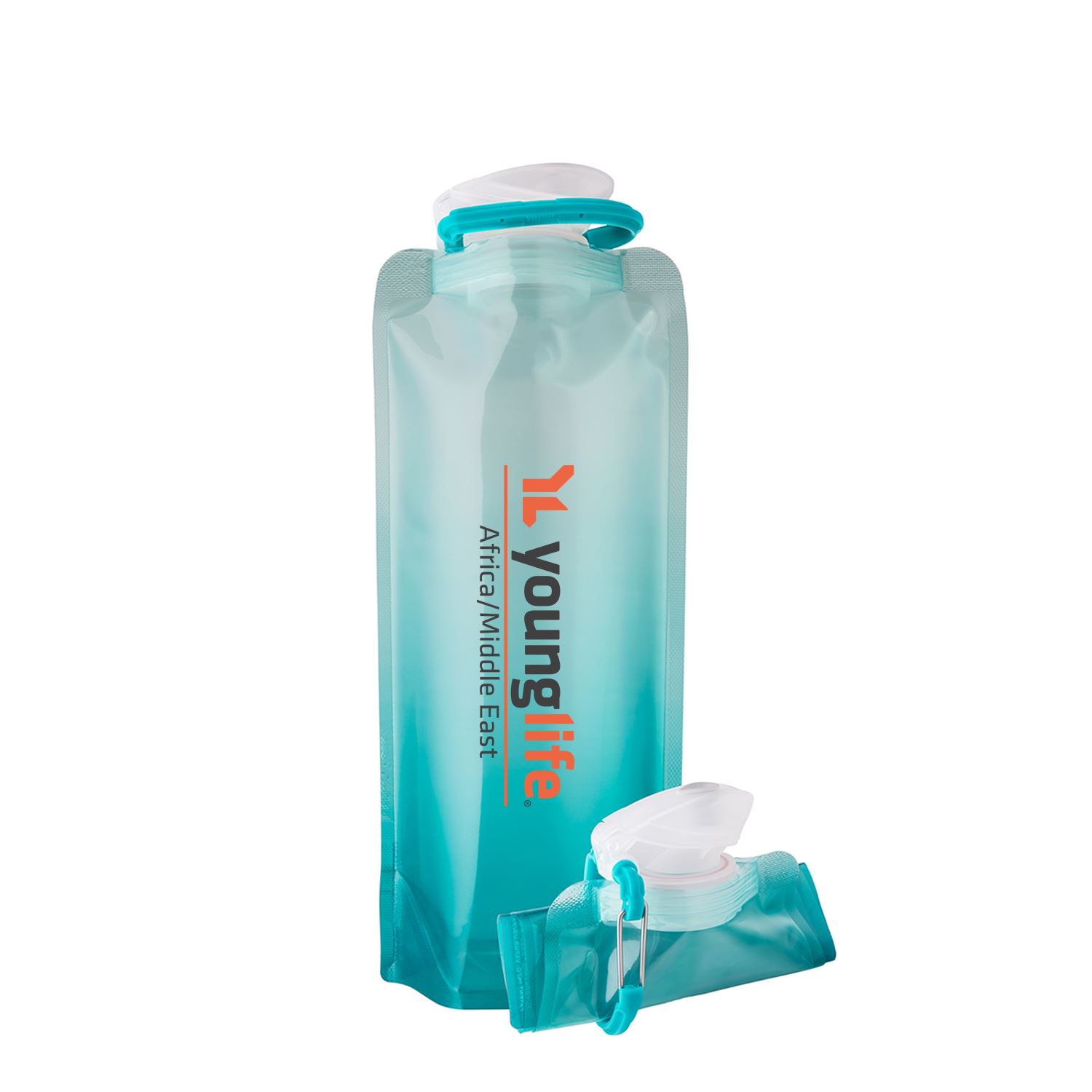 Vapur Gradient Folding Anti-Bottle .7L Teal