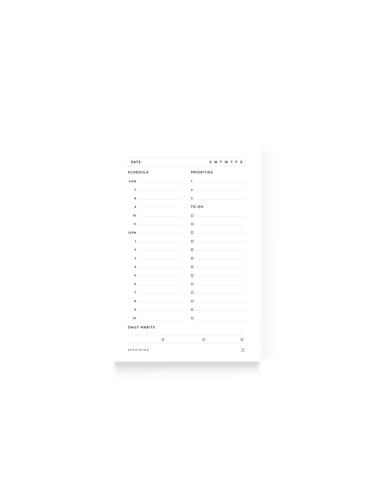 Daily Task Pad 2