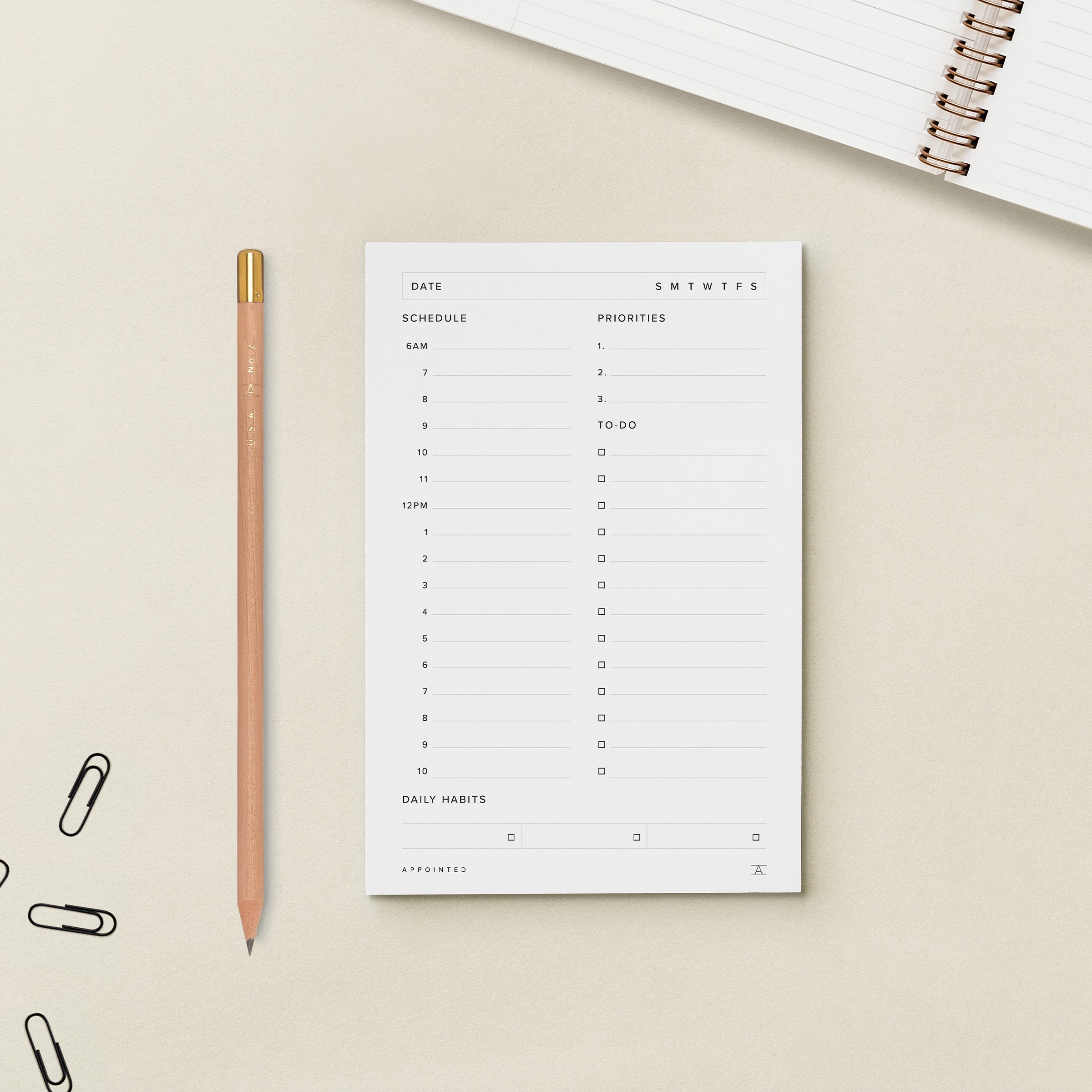 Daily Task Pad 5