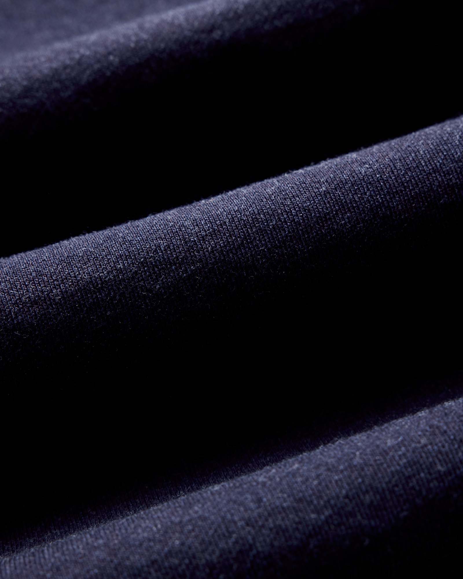 The Sunset Crew in Rinsed Indigo Terry 5