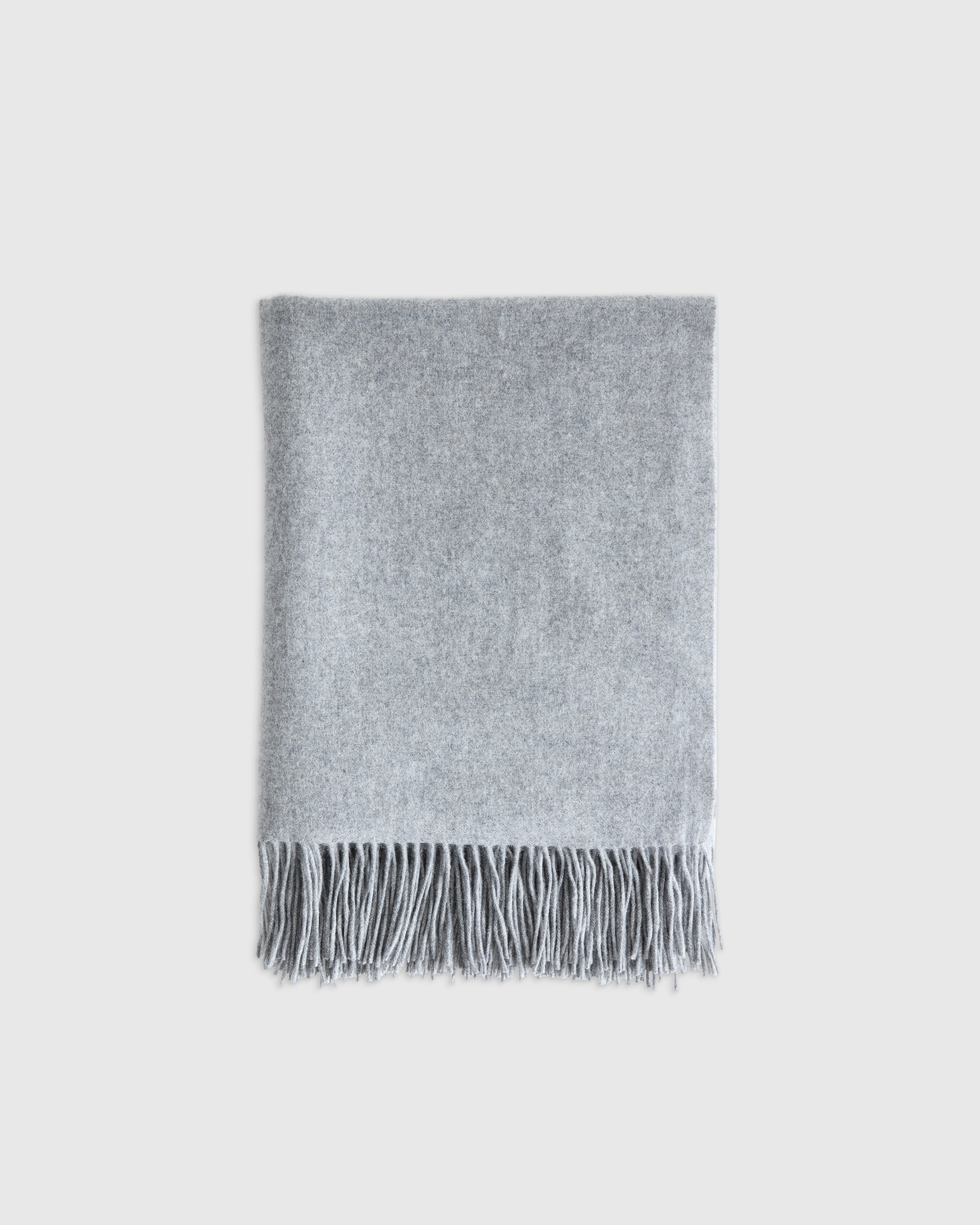 Mongolian Cashmere Throw Heather Grey