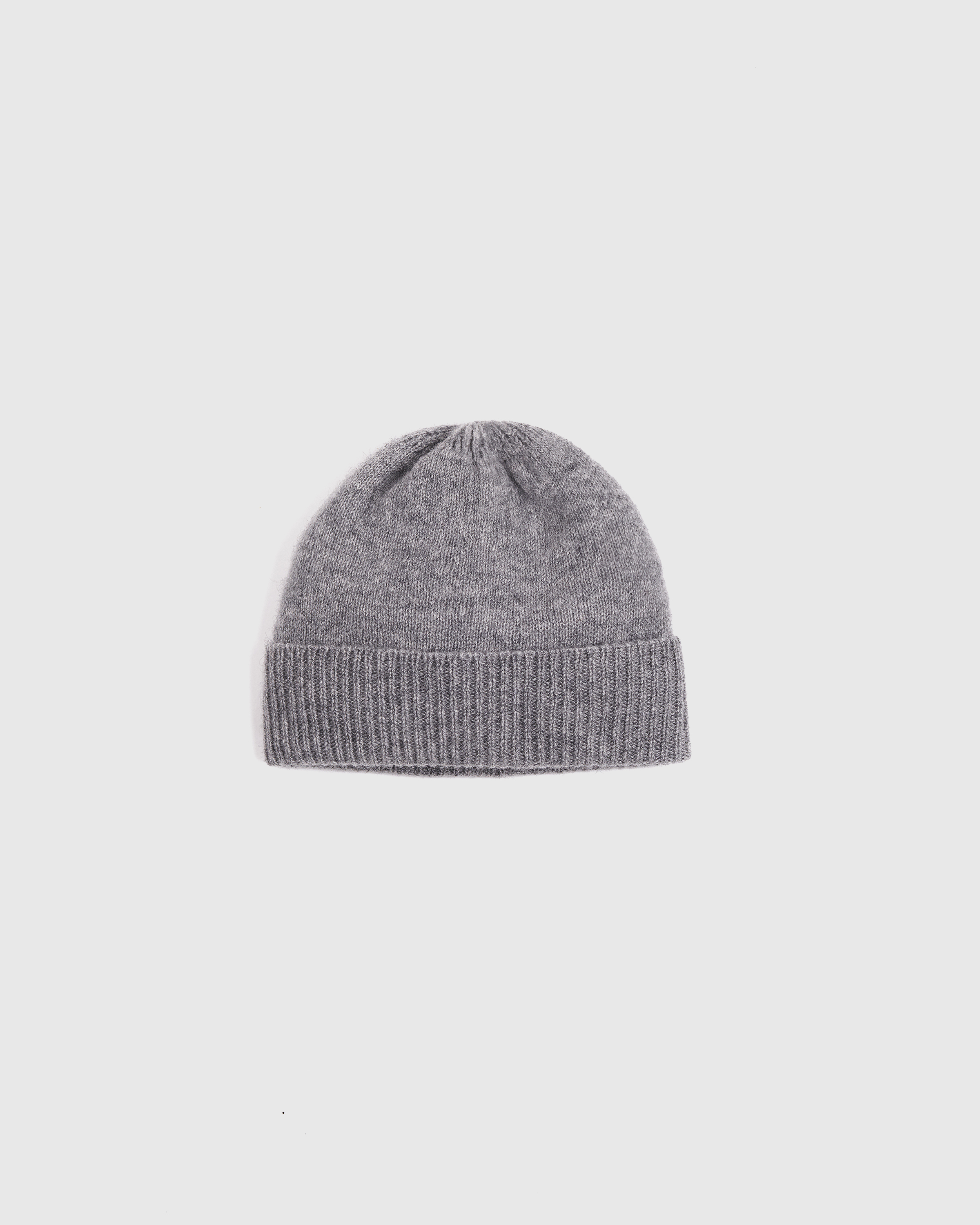 Washable Cashmere Beanie Heather Grey