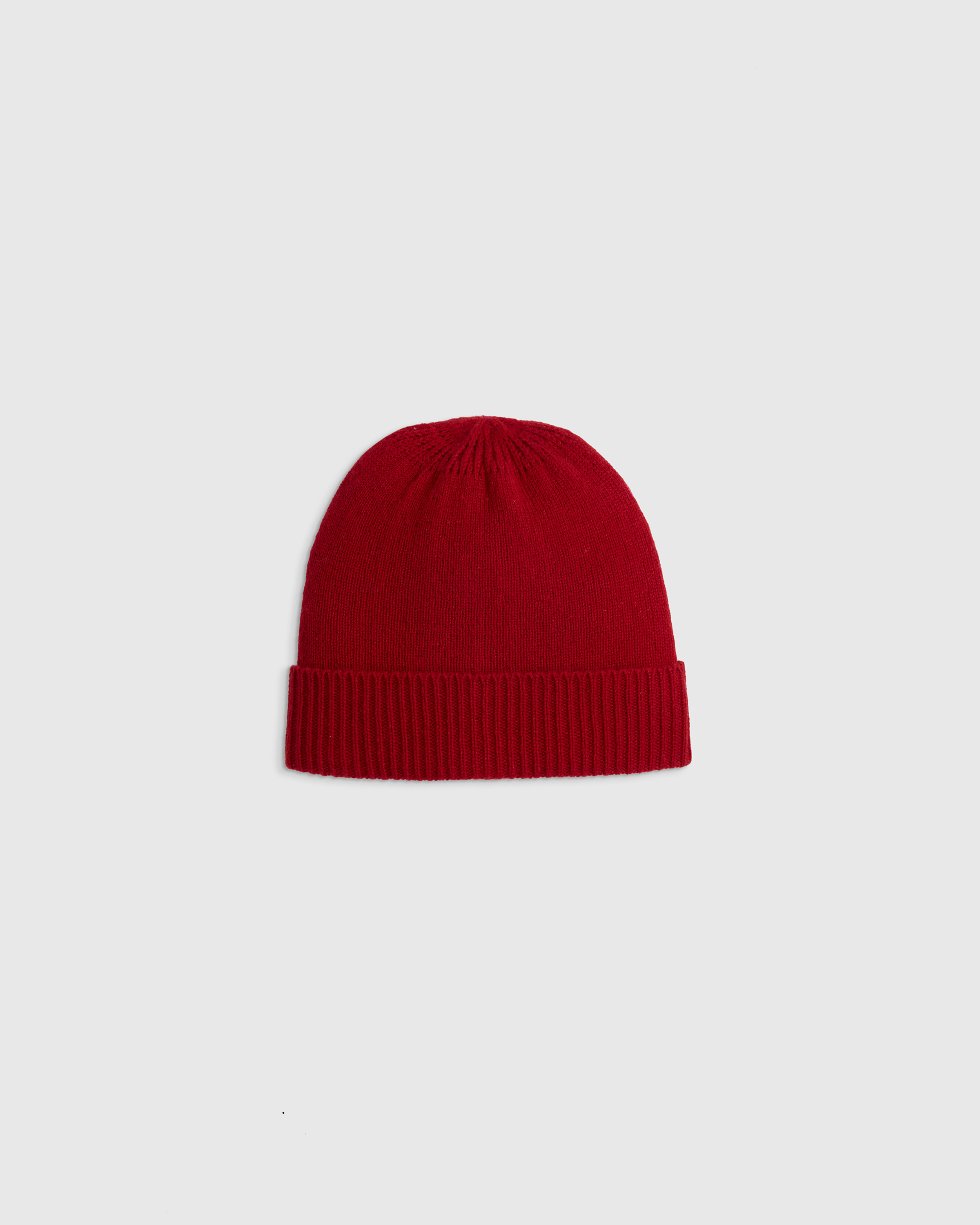 Washable Cashmere Beanie Varsity Red