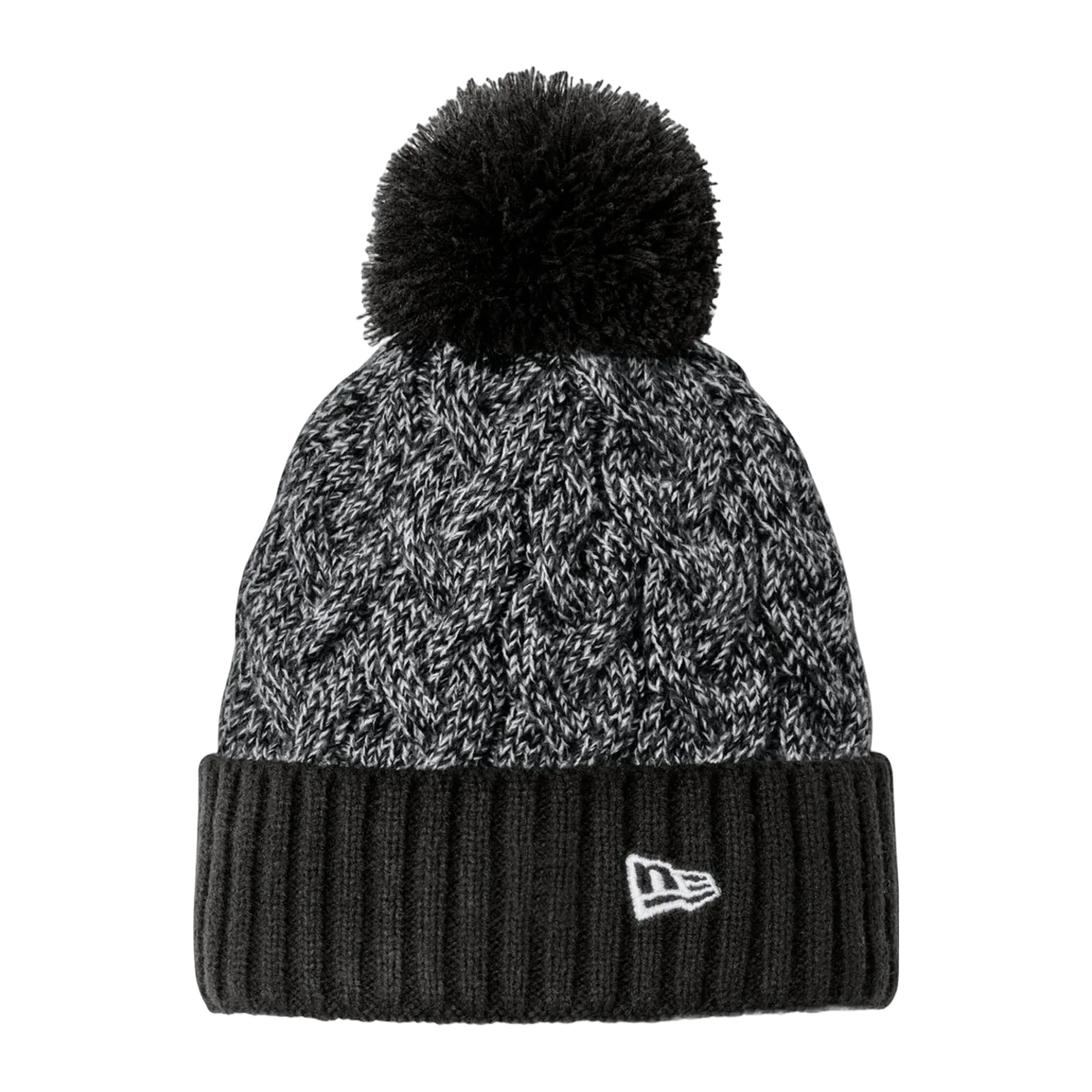 New Era Marled Knit Pom Beanie