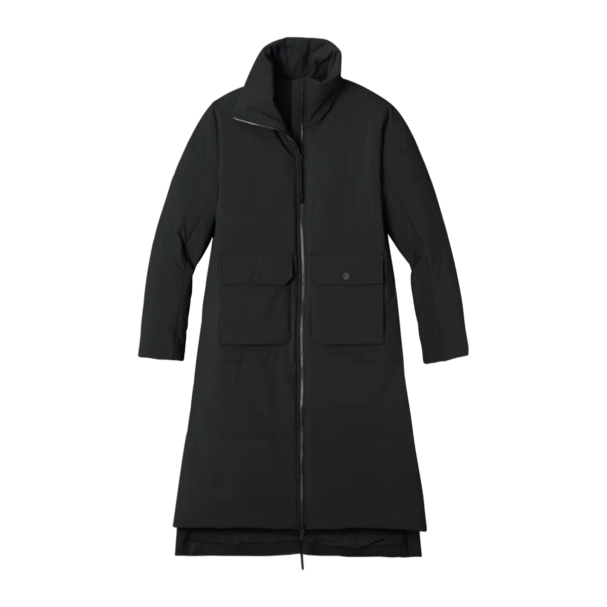 MiiR Women's Sashiko Stretch Puffy Long Jacket