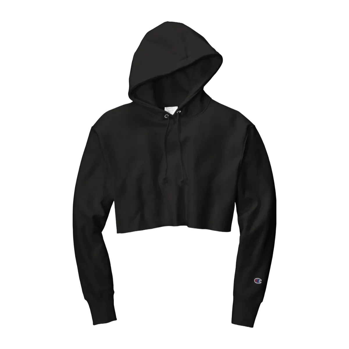 Champion Women's Reverse Weave Cropped Cut-Off Hooded Sweatshirt