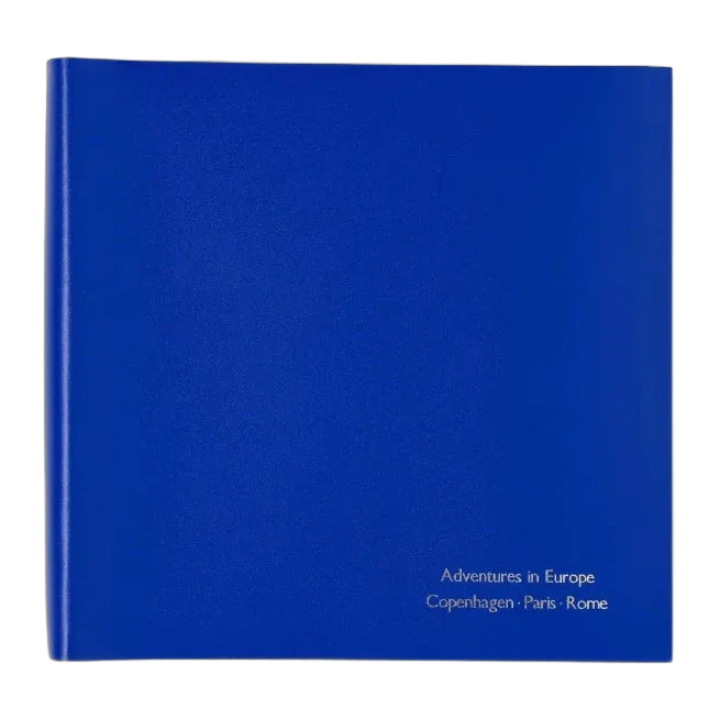 Personalised Recycled Leather Photo Album