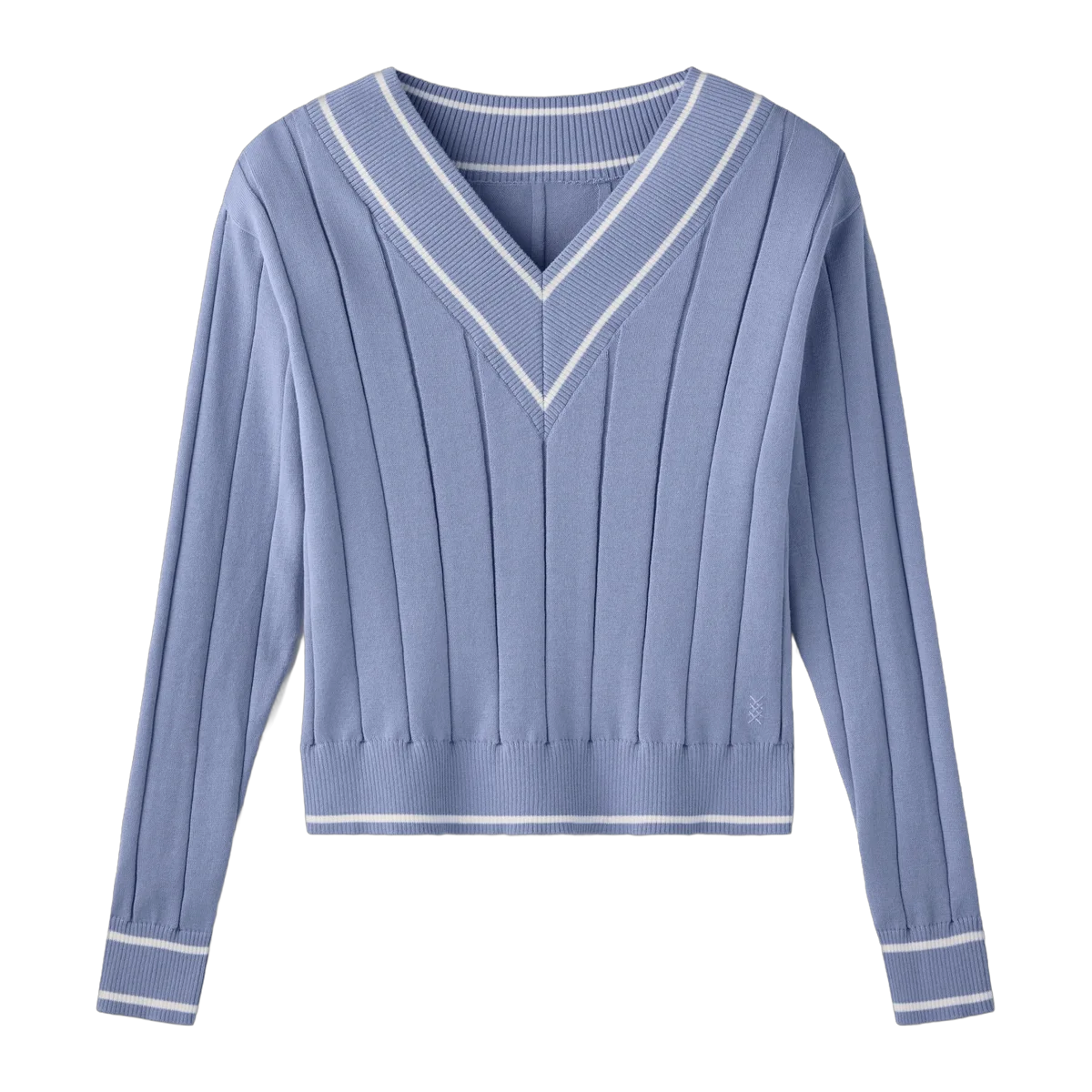 Varsity Cable Knit Sweater