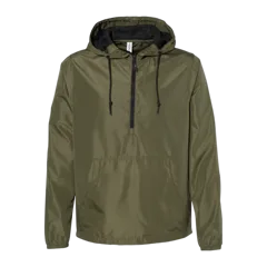 Army/ Black Zipper|Front