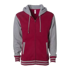 Cardinal/ Gunmetal Heather|Front
