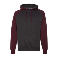 Charcoal Heather/ Burgundy Heather|Front