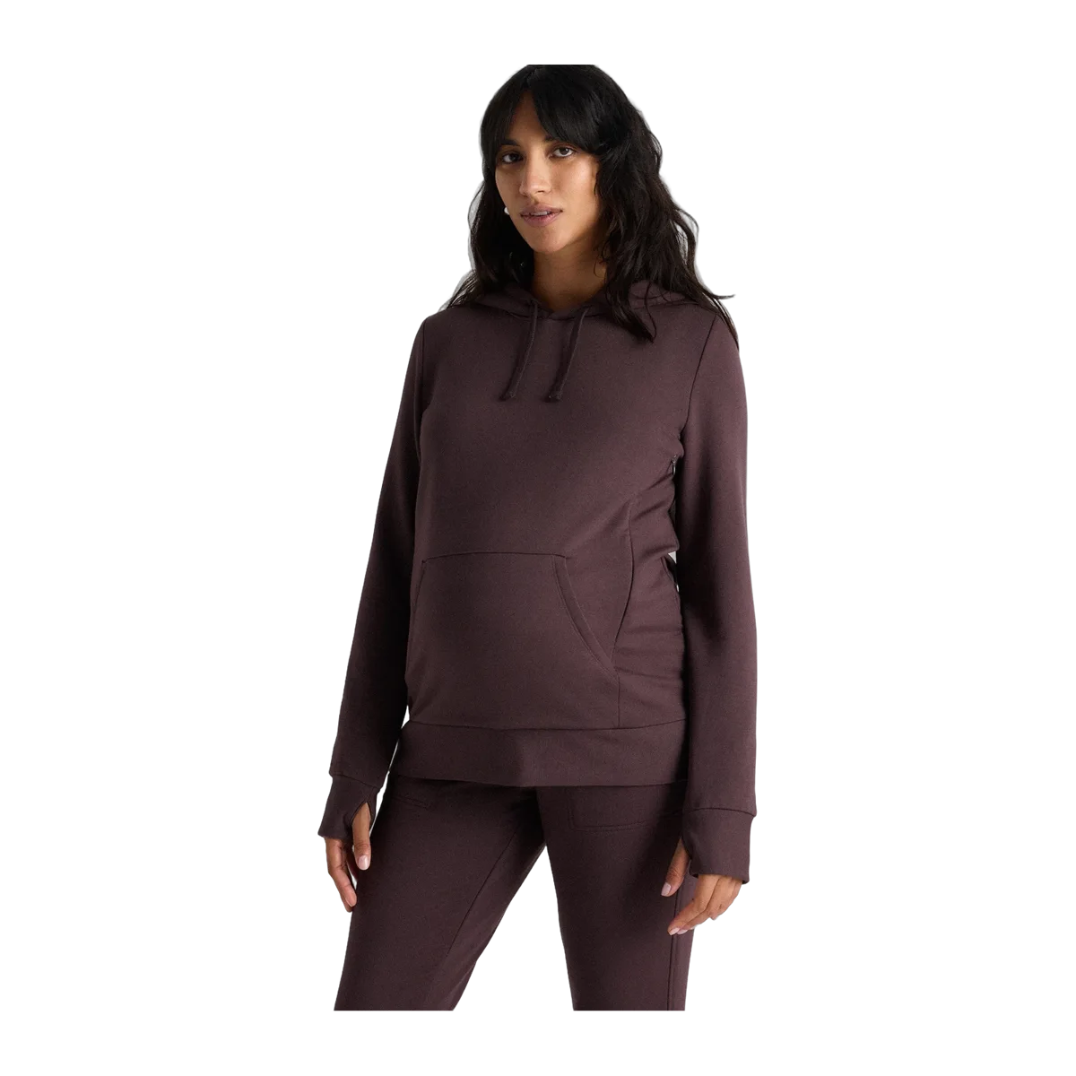 SuperSoft Fleece Maternity & Nursing Hoodie