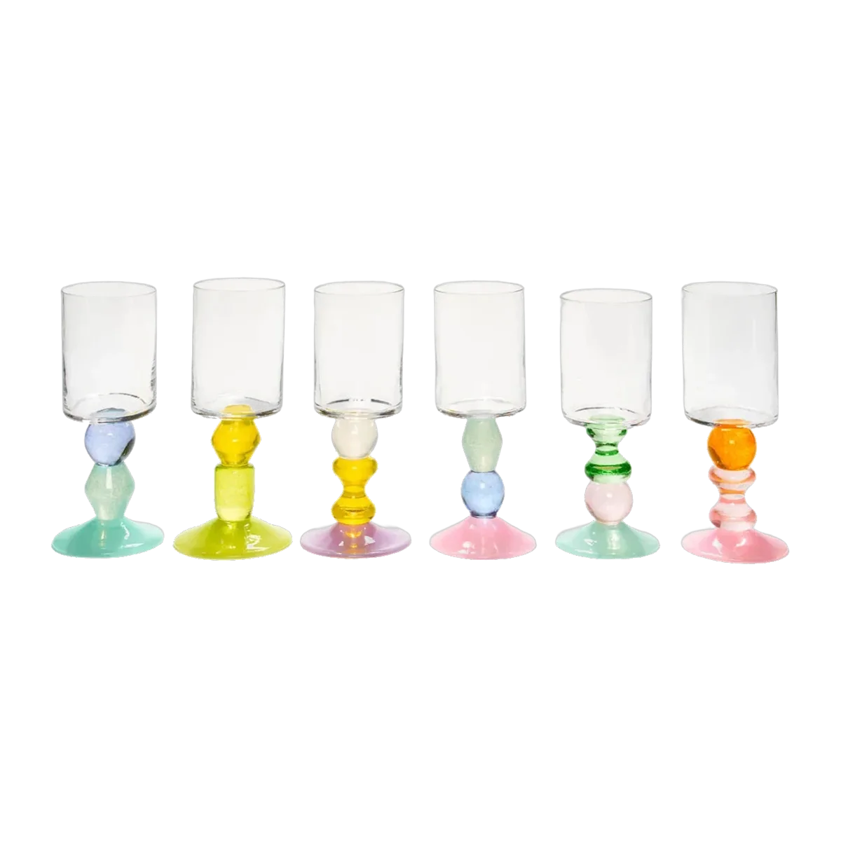 South Beach Wine Glasses Set of 6