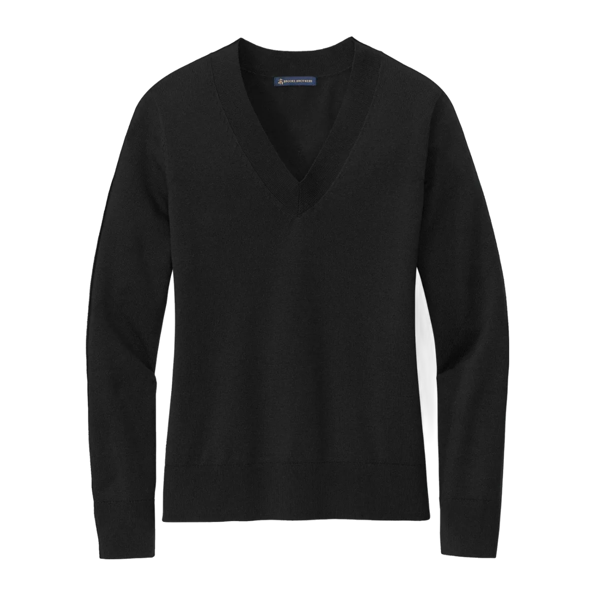 Brooks Brothers Women's Cotton Stretch V-Neck Sweater