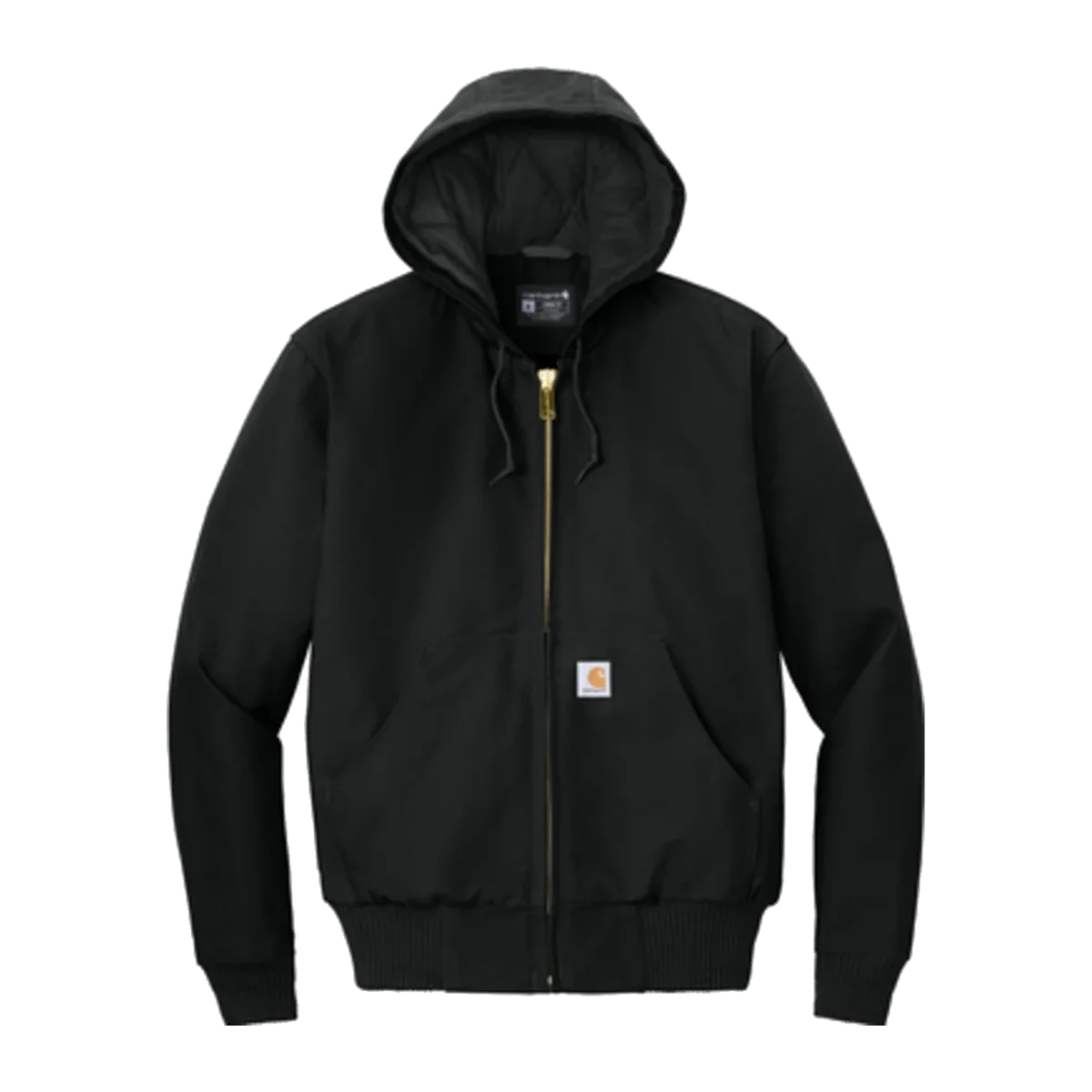 Carhartt Quilted-Flannel-Lined Duck Active Jac