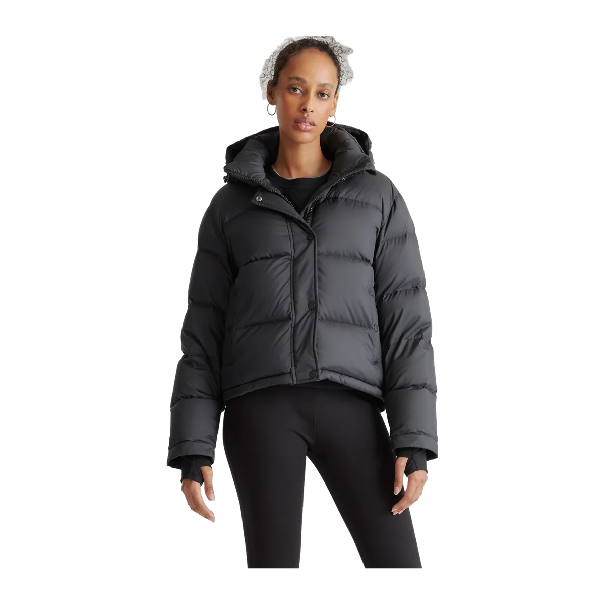 Responsible Down Cropped Puffer Jacket