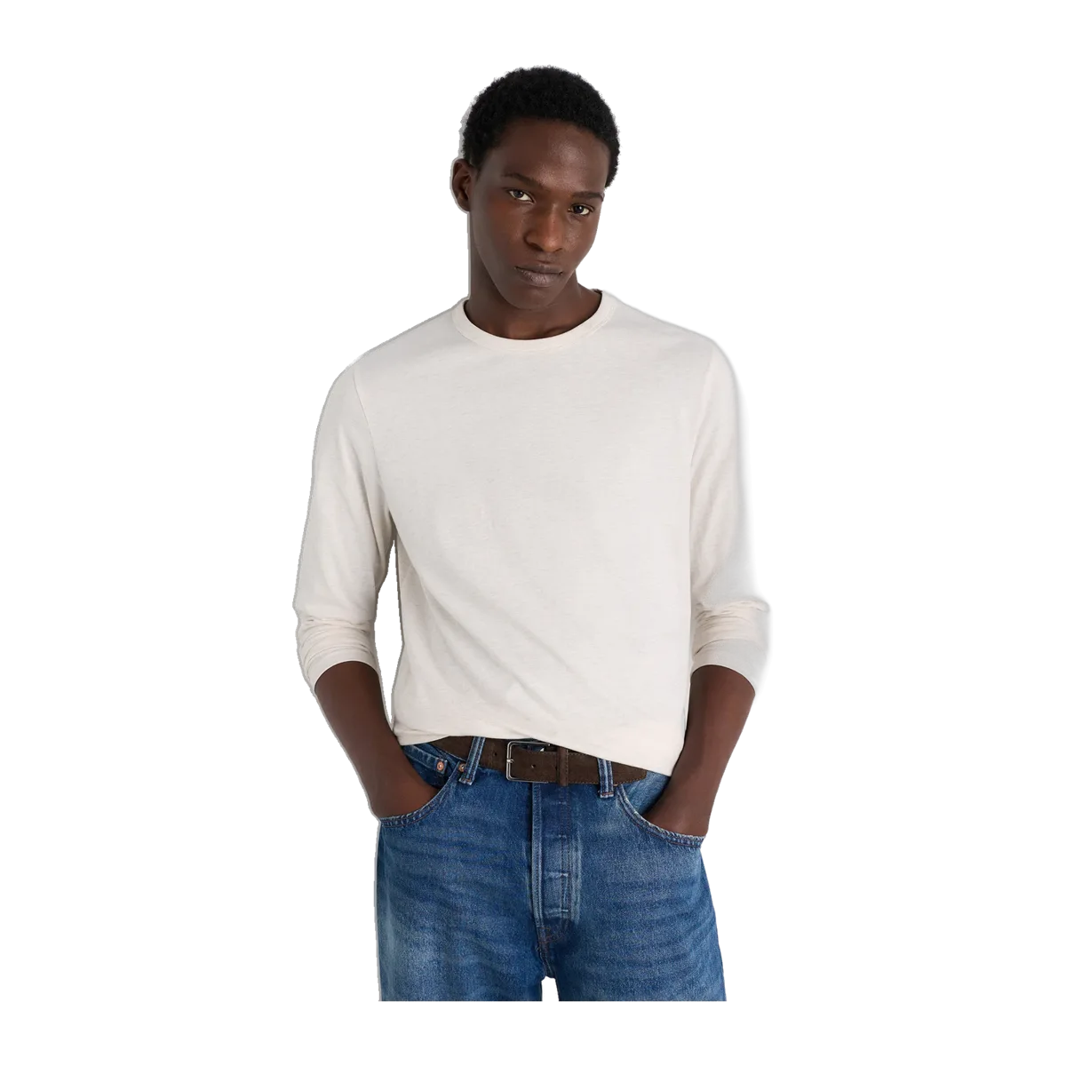 100% Pima Cotton Luxe Touch Long Sleeve Tee