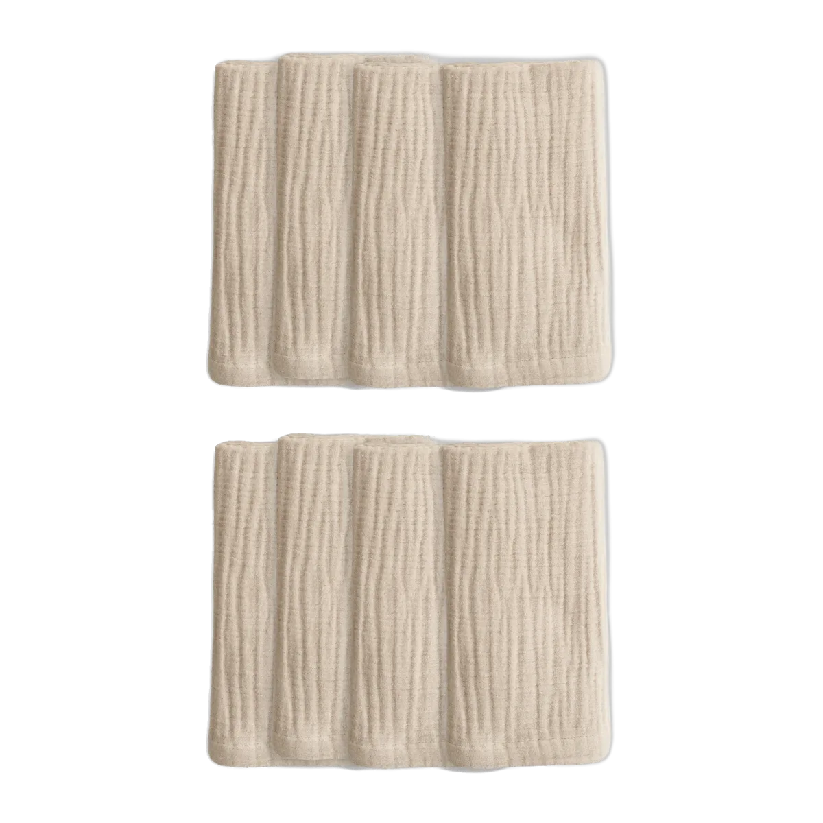 Organic Cotton Gauze Napkins, Set of 8